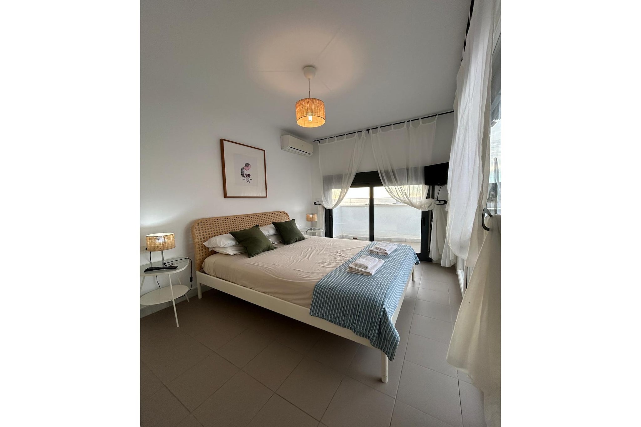 CT 407 AL - Faro's Las Negras Beach Apartment for 4 - Cabo de Gata-Slaapkamer