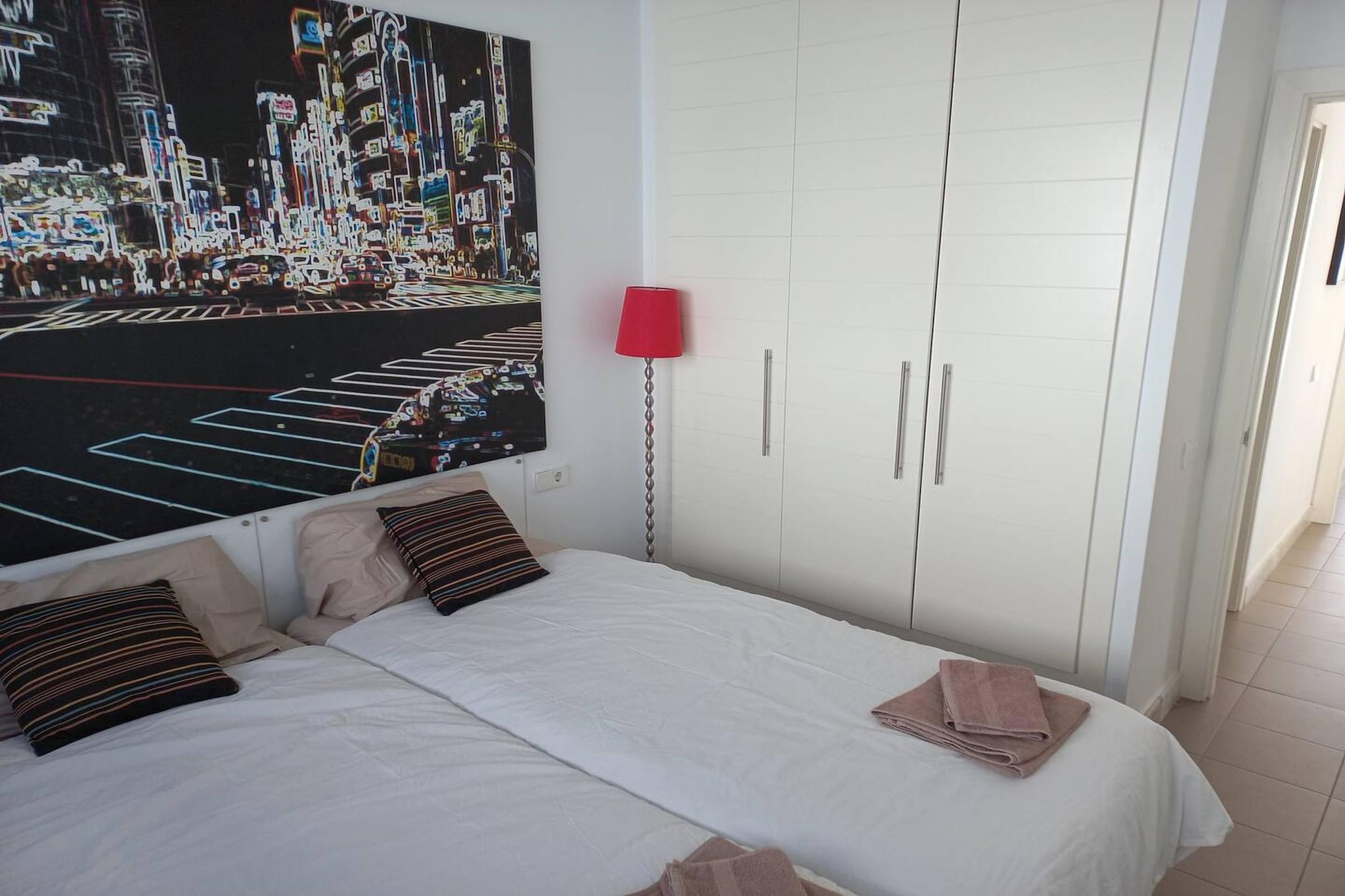 CT 407 AL - Faro's Las Negras Beach Apartment for 4 - Cabo de Gata-Slaapkamer