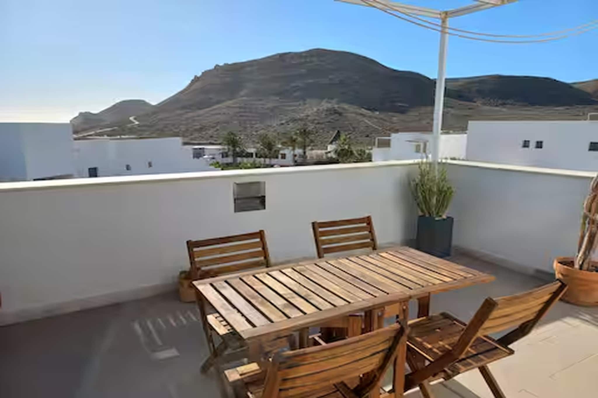 CT 407 AL - Faro's Las Negras Beach Apartment for 4 - Cabo de Gata-Terrasbalkon