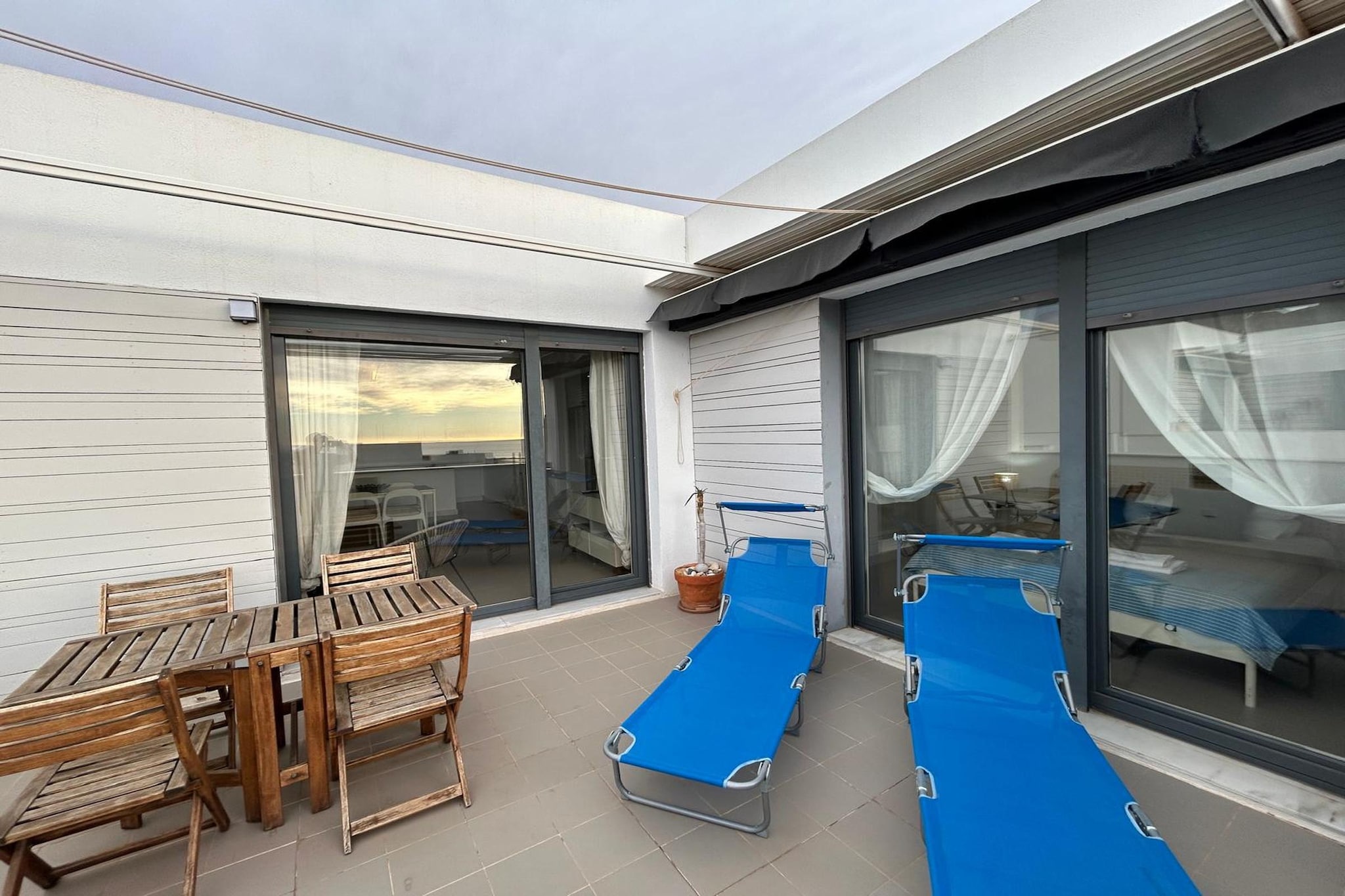 CT 407 AL - Faro's Las Negras Beach Apartment for 4 - Cabo de Gata-Terrasbalkon