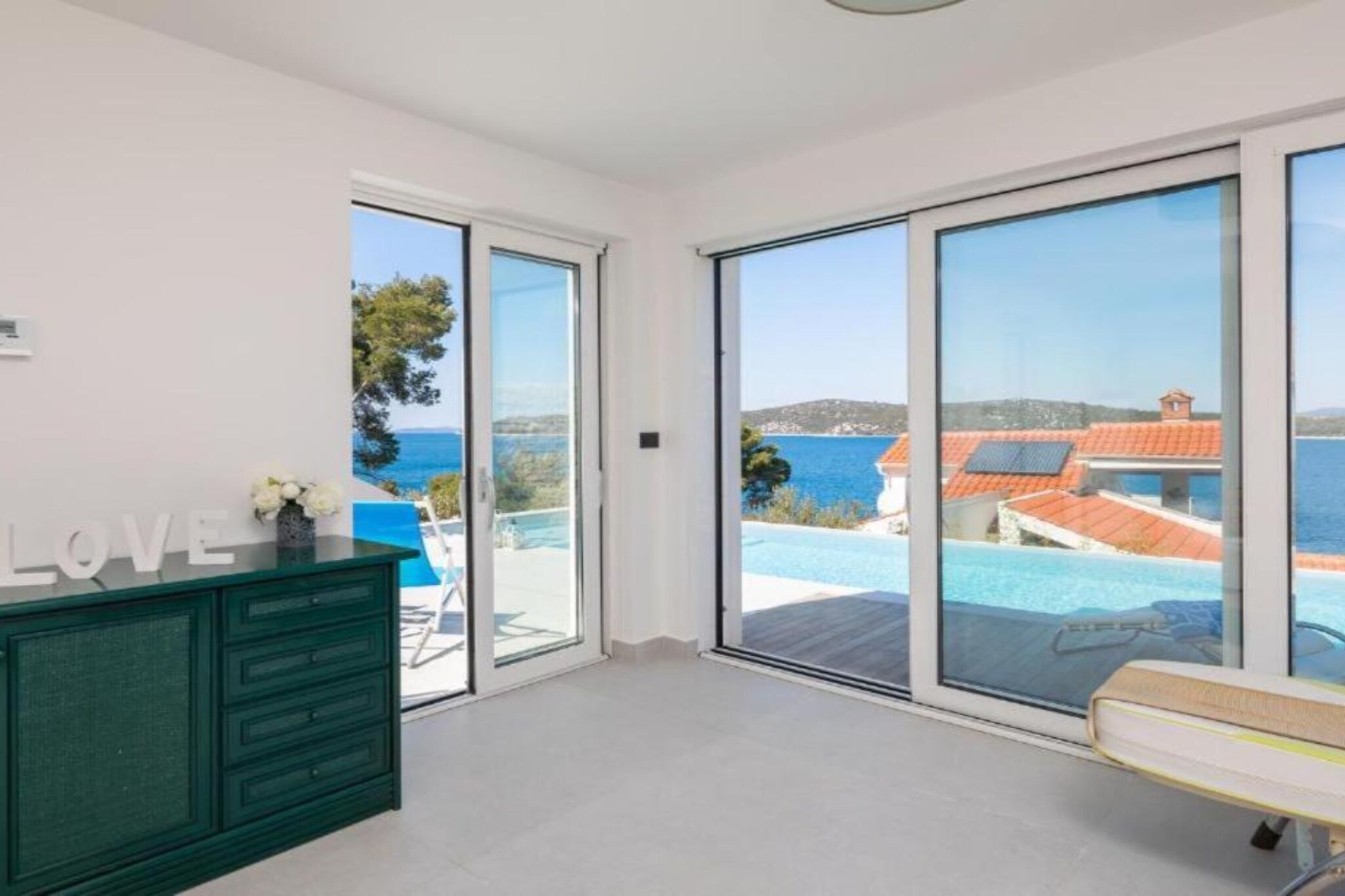 Seafront Six Bedroom Modern Villa with Pool Nancy - View