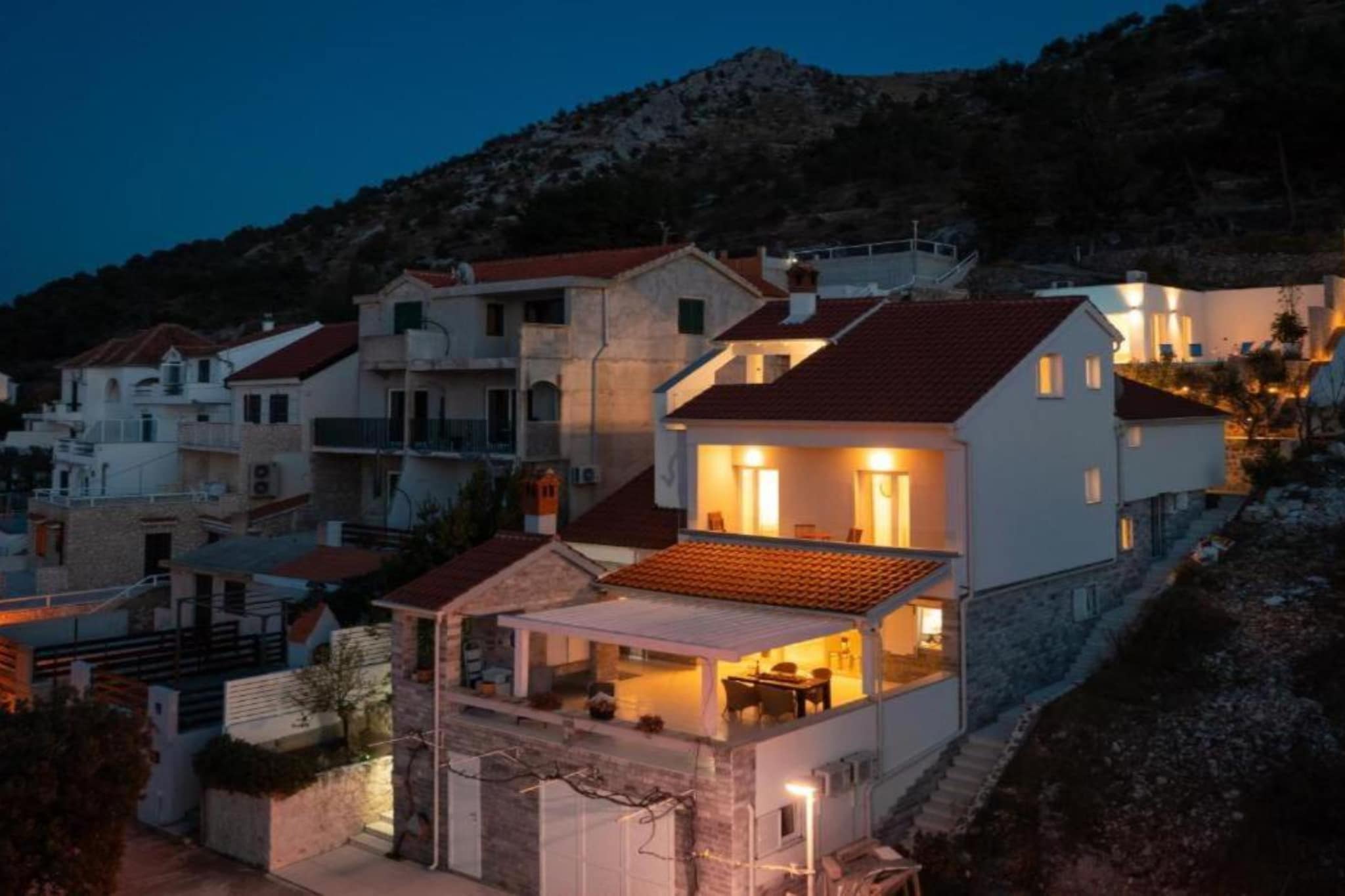 Seafront Six Bedroom Modern Villa with Pool Nancy - View