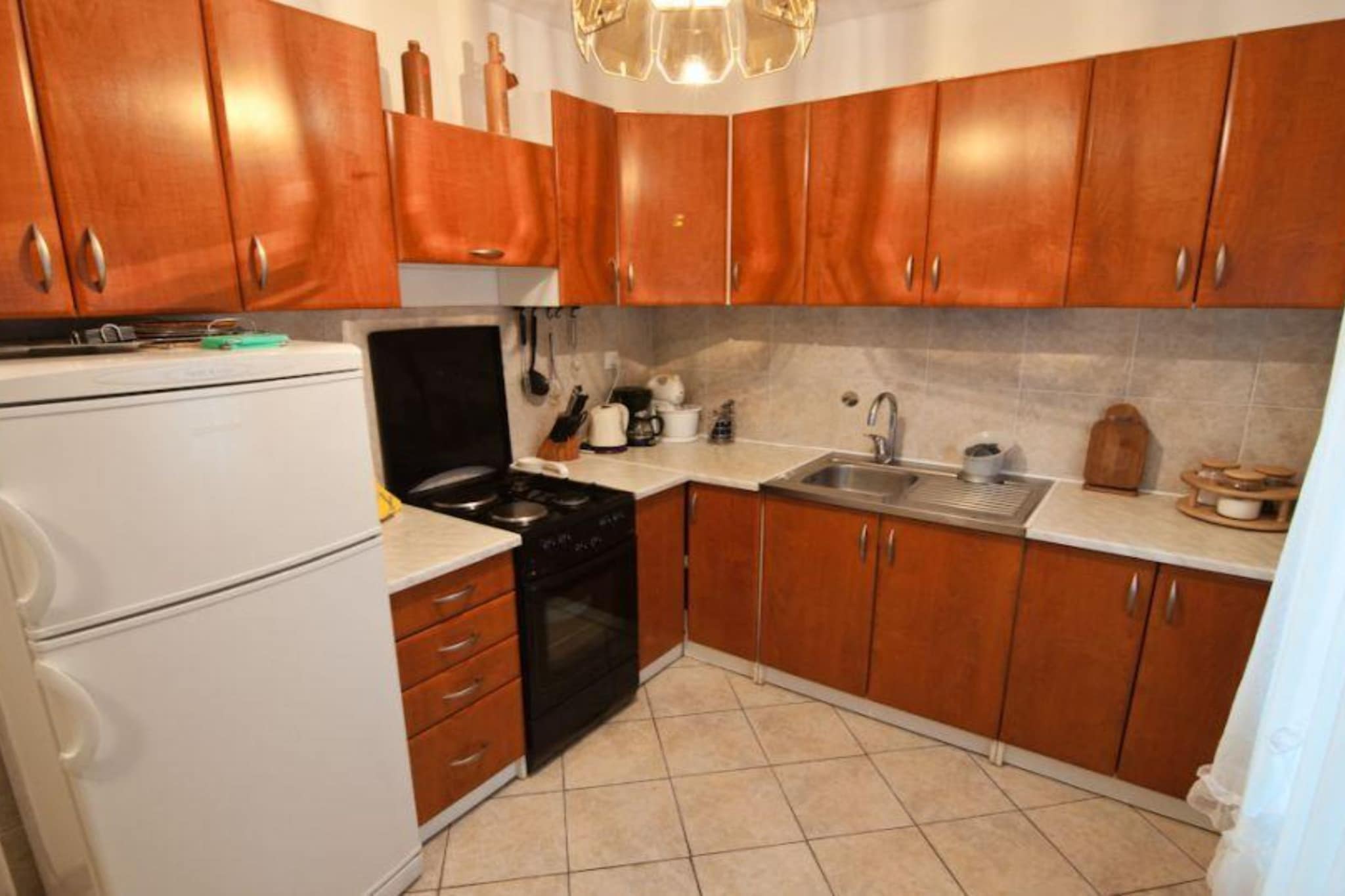 Apartman Olive Garden - Three Bedroom apartment  With Sea View - Keuken