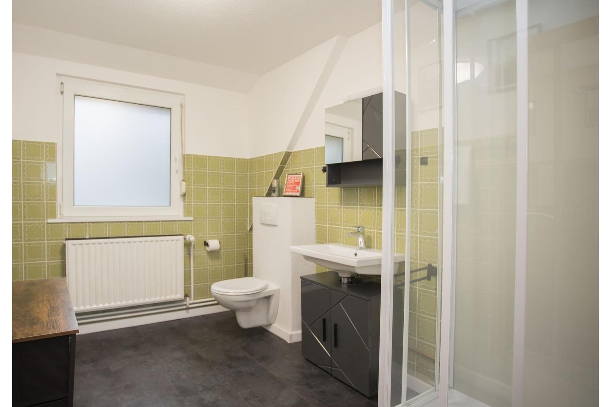 Gruppenhaus K17-Badezimmer