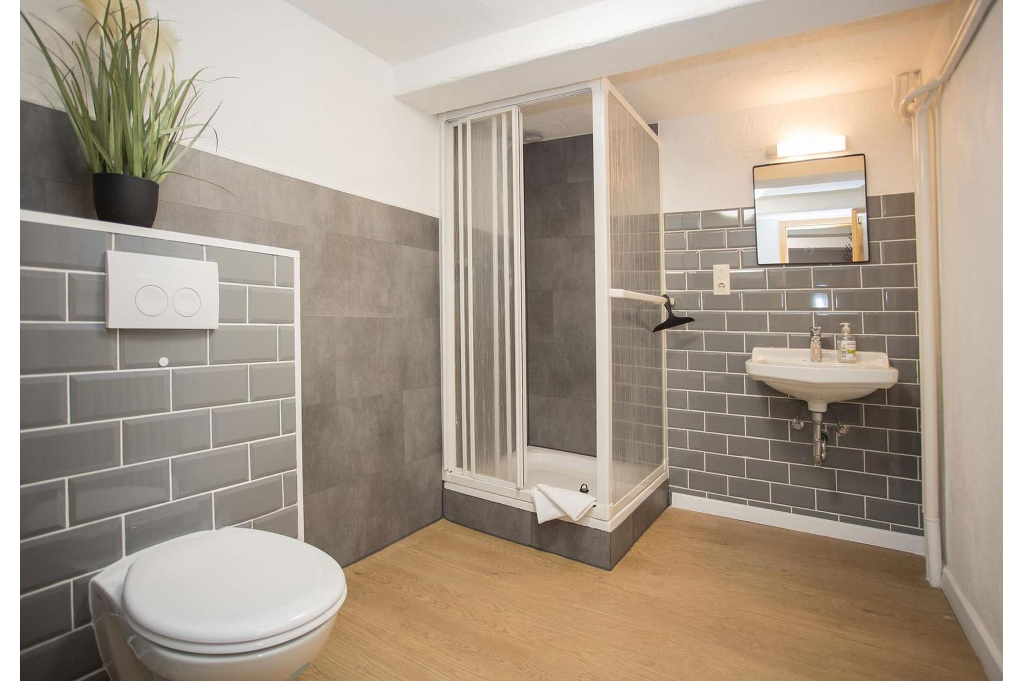 Gruppenhaus K17-Badezimmer