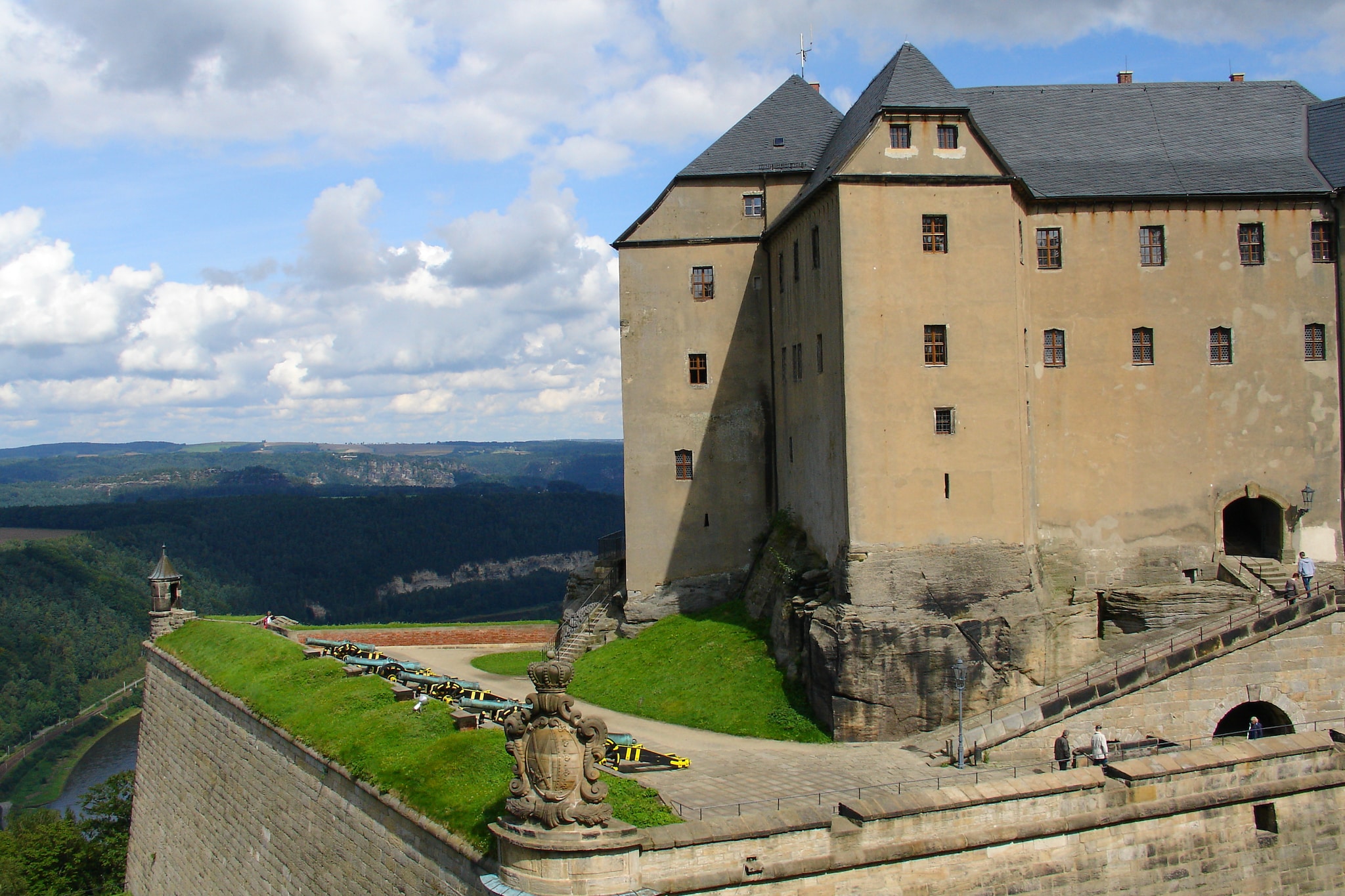Gruppenhaus -Pfaffenstein Königstein Bärenstein-Gebieden zomer 5km