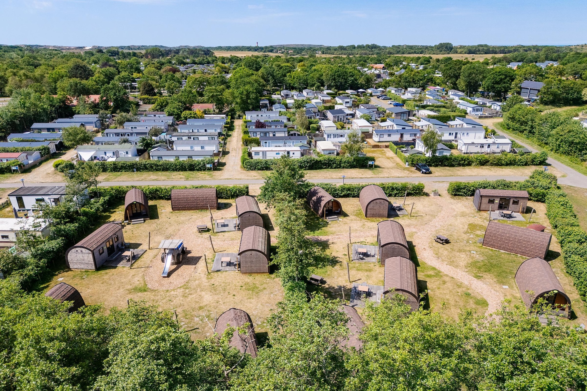 Duinhoeve Duinlodges 2 pers (huisdiervriendelijk) - Gebieden zomer 5km