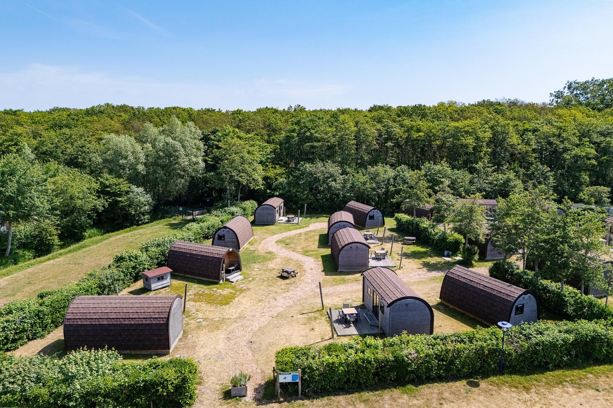 Duinhoeve Duinlodges 4pers (huisdiervriendelijk) - Gebieden zomer 5km