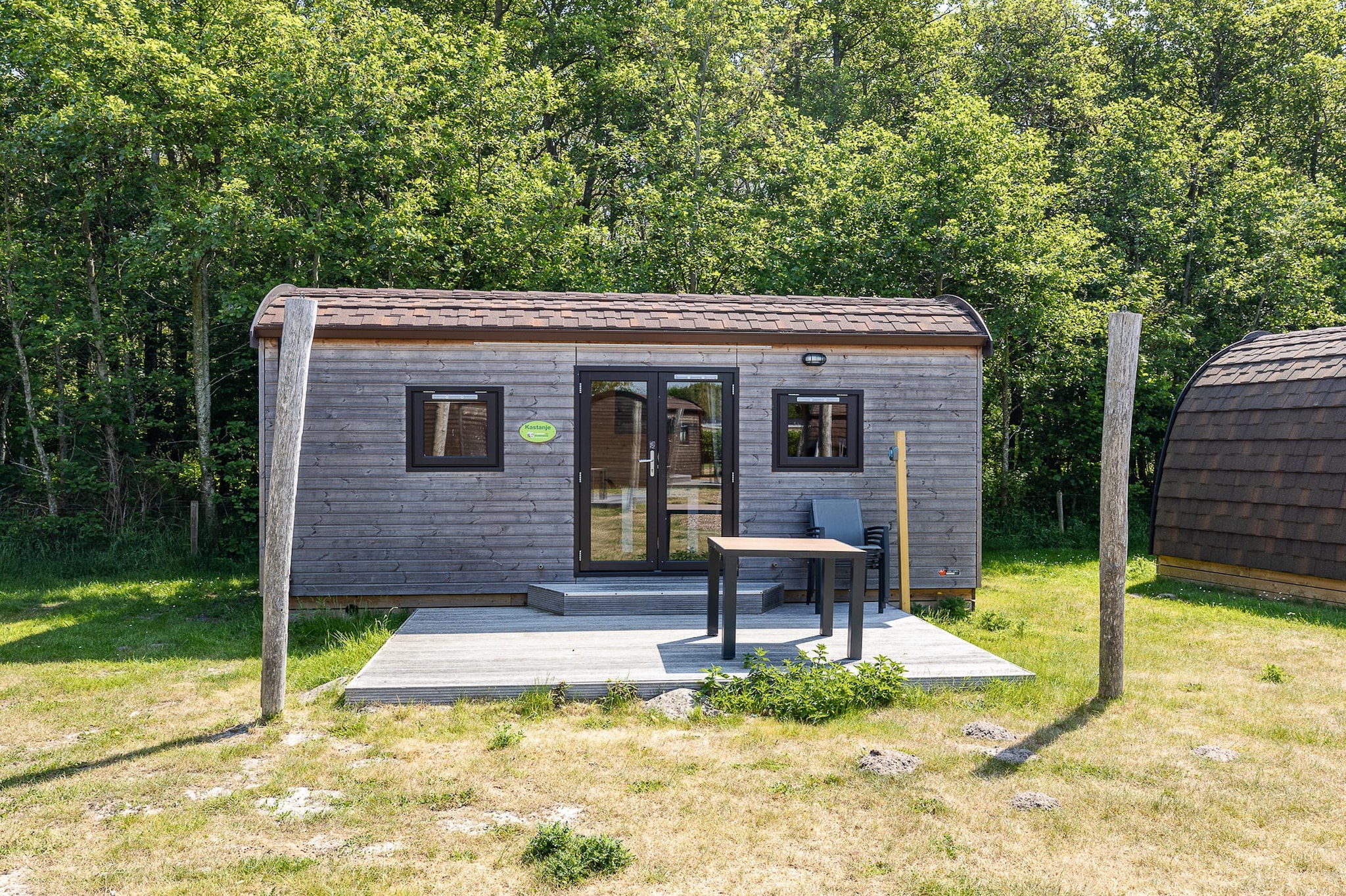 Duinhoeve Duinlodges 4pers (huisdiervriendelijk) - Terrasbalkon