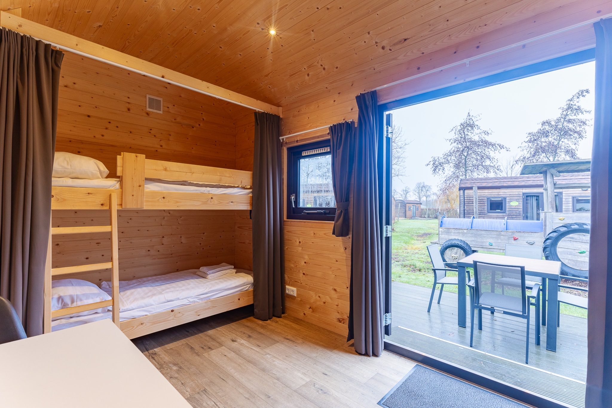 Duinhoeve Duinlodges 4pers (huisdiervriendelijk) - Slaapkamer