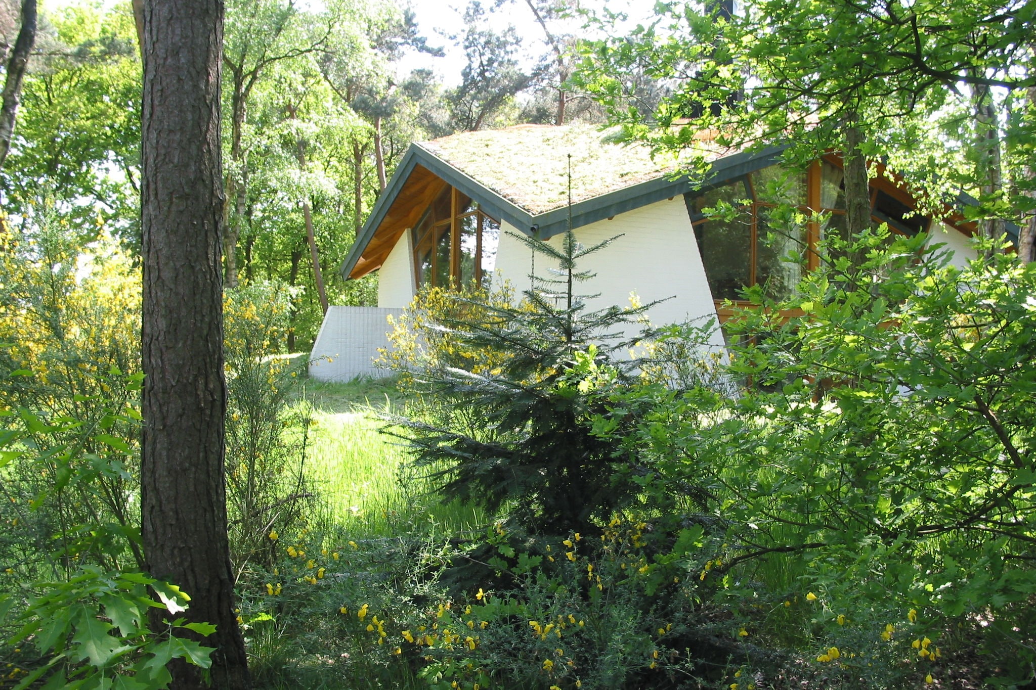 Maison de vacances écologique en pleine nature avec poêle