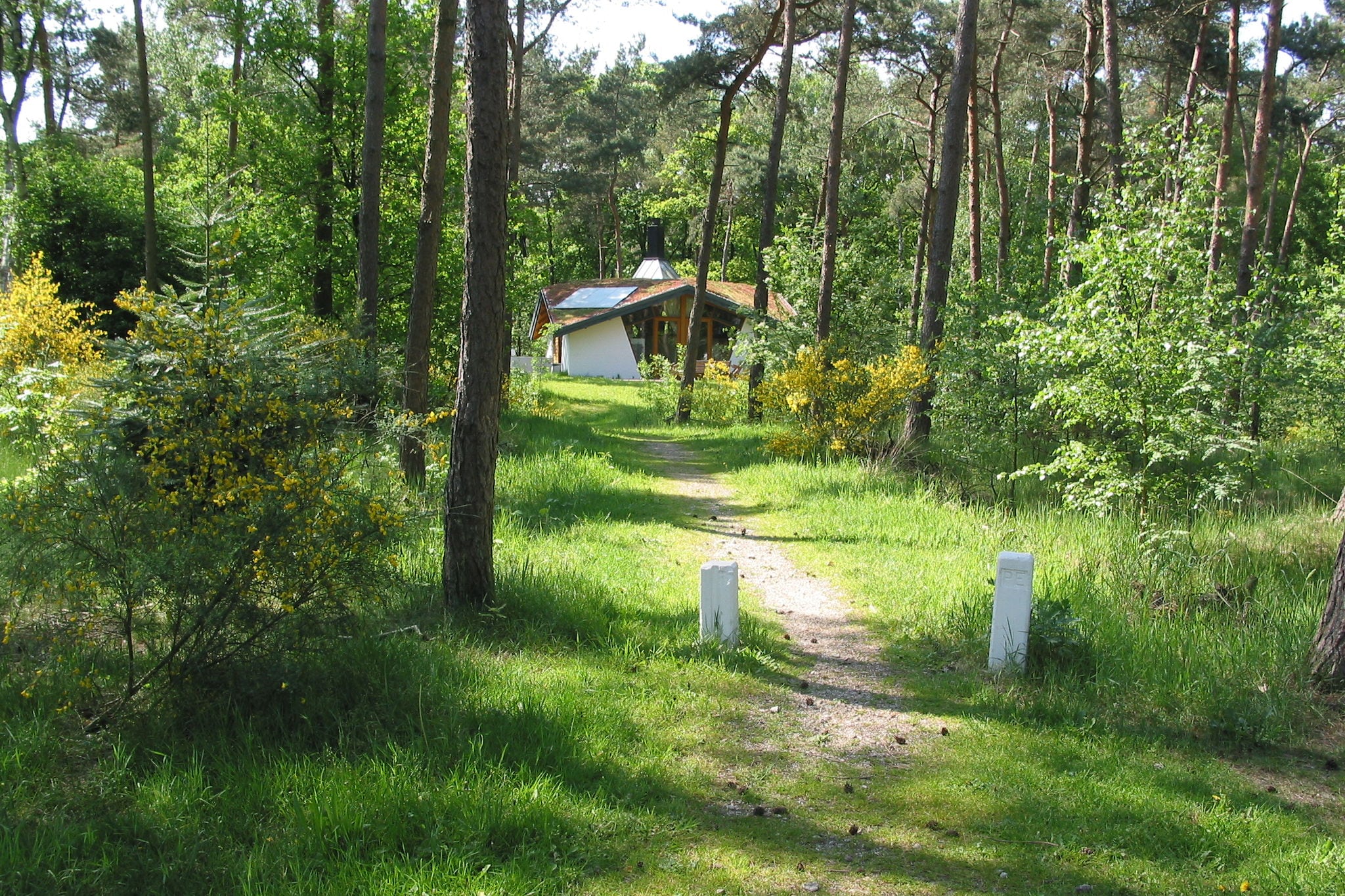 Maison de vacances écologique en pleine nature avec poêle