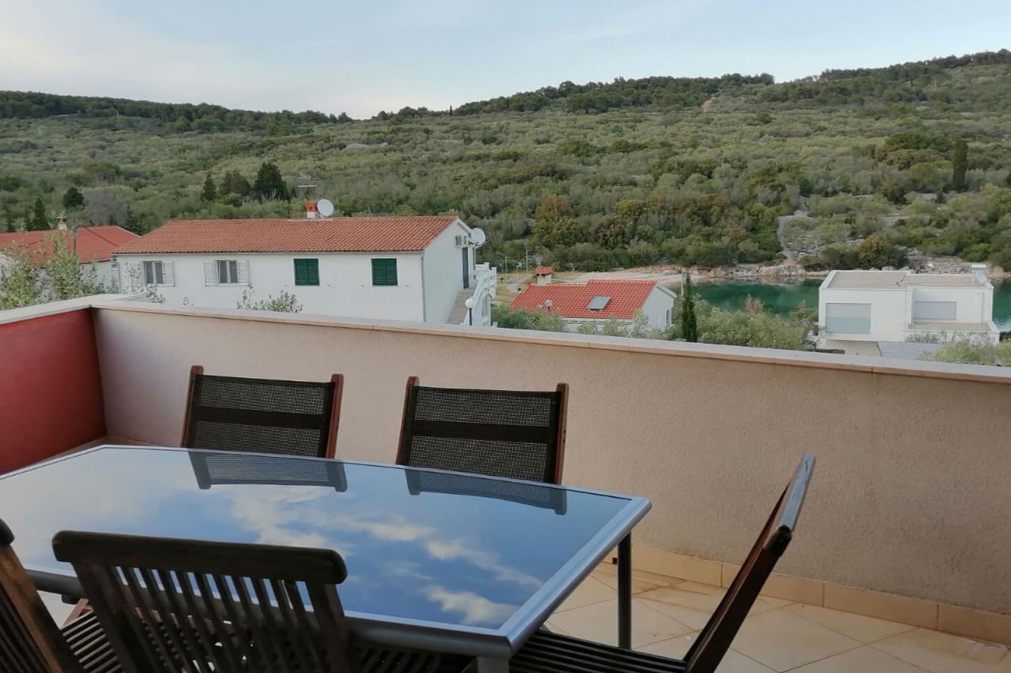 Apartments Juric - One Bedroom Apartment With Terrace (Zeleni) - Terrasse / balcon