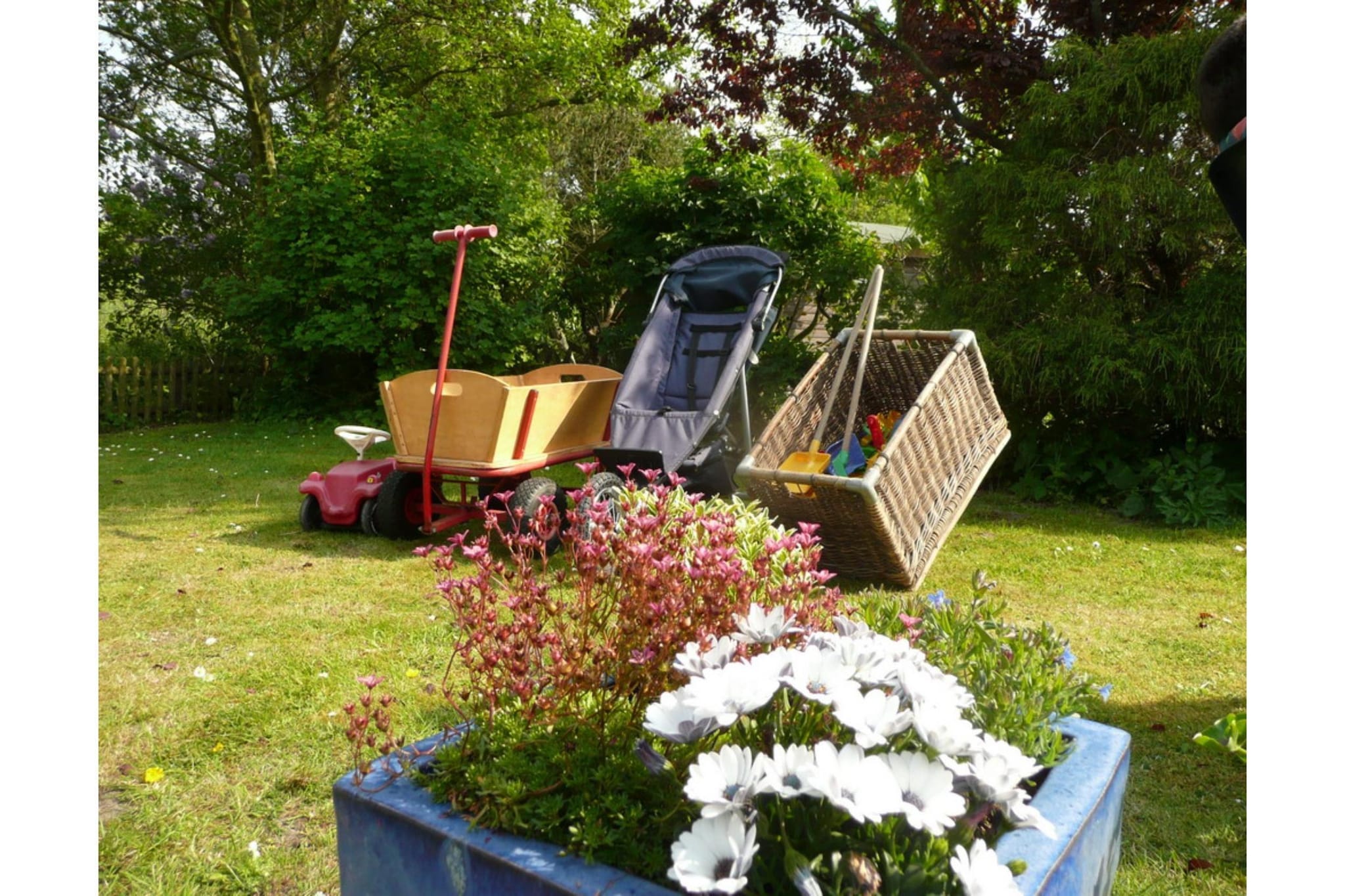 Ferienhaus Wattwurm-Tuinen zomer