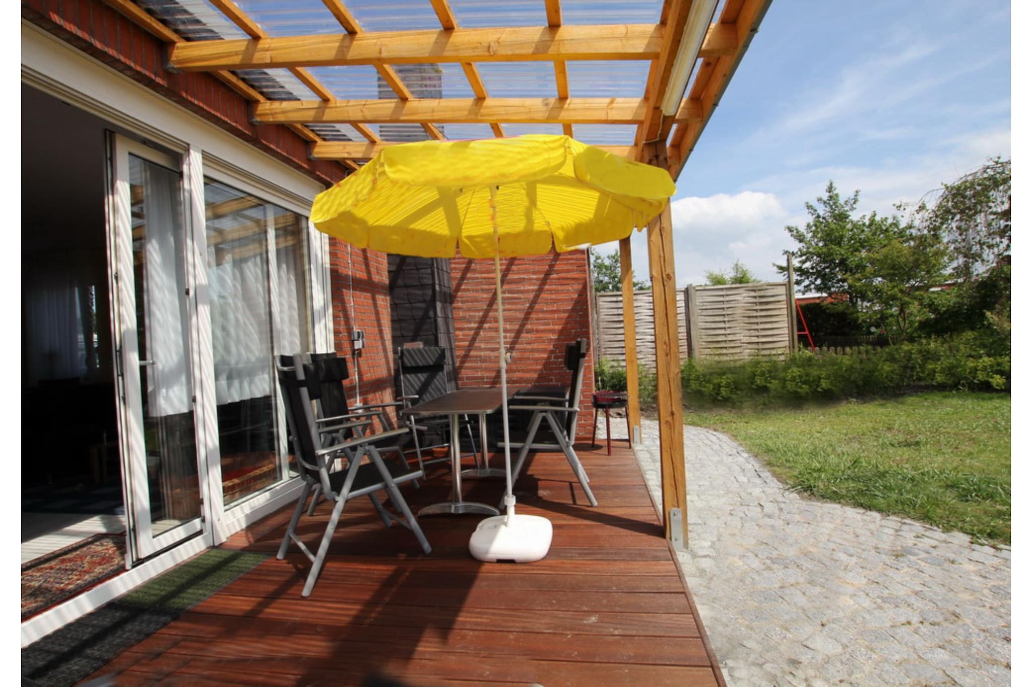 Ferienhaus Strandperle-Terrasbalkon