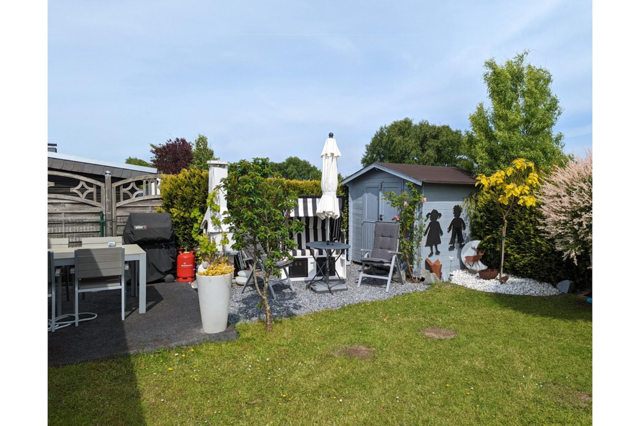 Ferienhaus Meerlust-Tuinen zomer