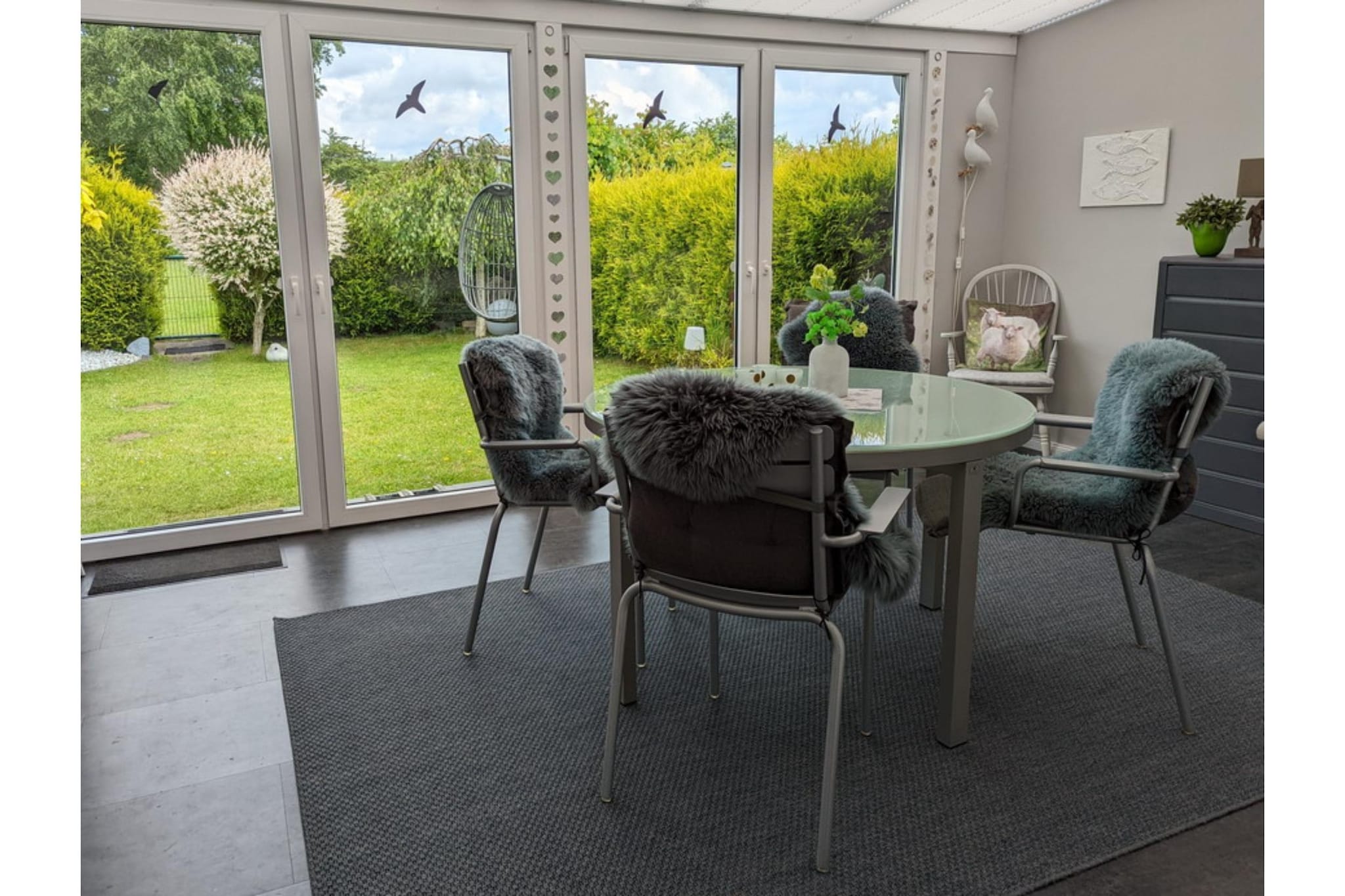 Ferienhaus Meerlust-Eetkamer