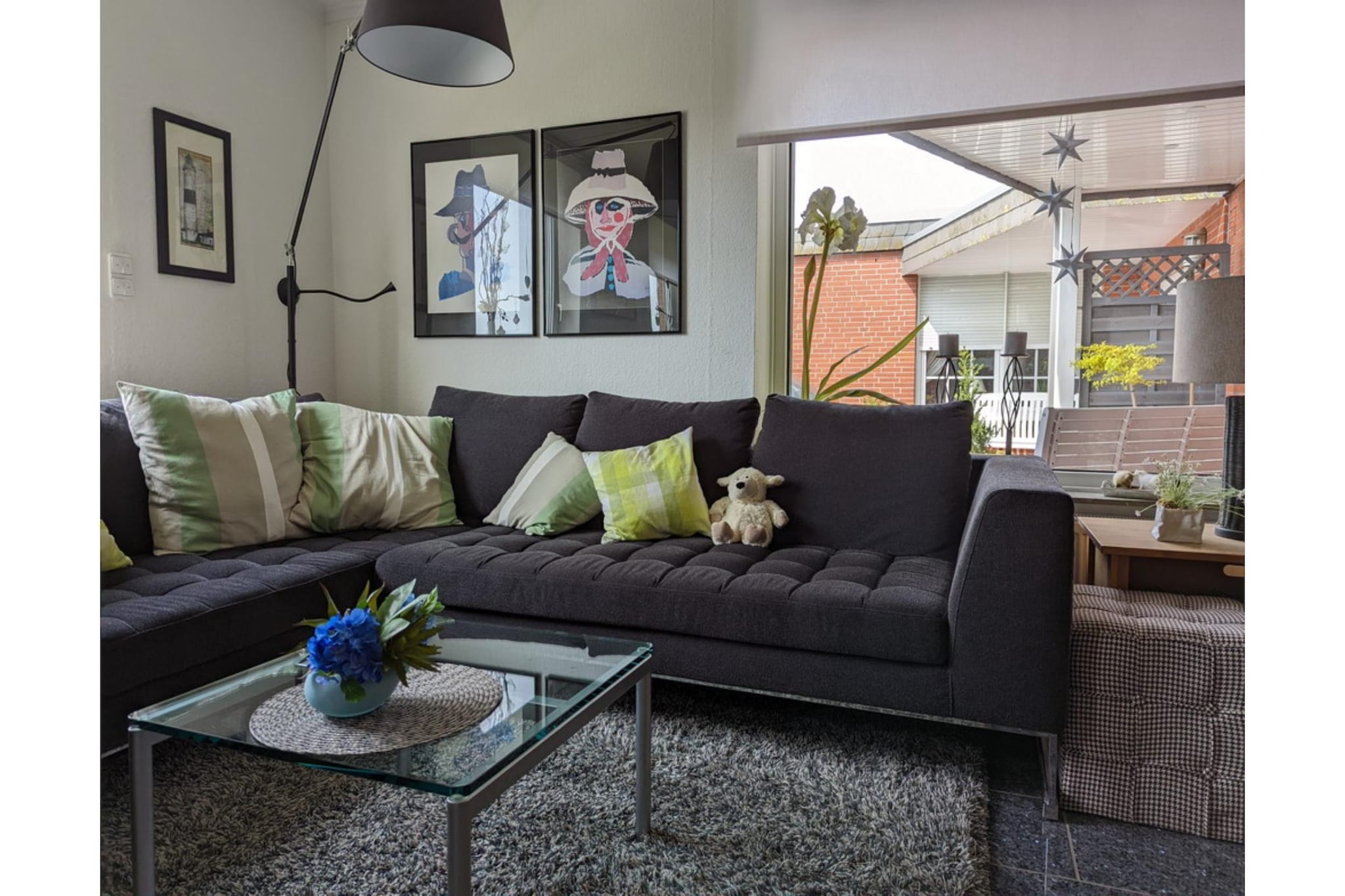 Ferienhaus Meerlust-Woonkamer