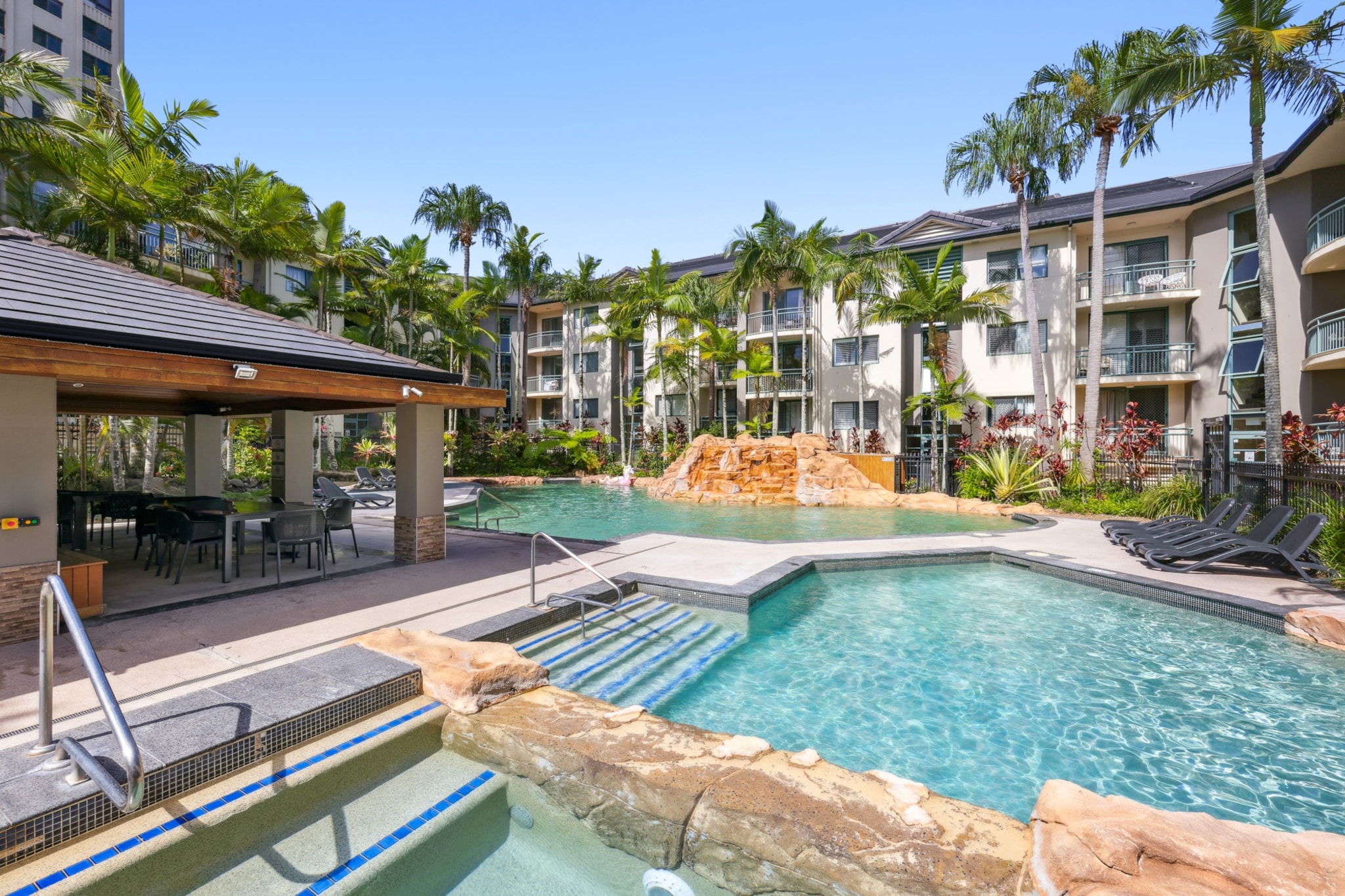 2-Bed Beachfront Escape with Pool and BBQ Access