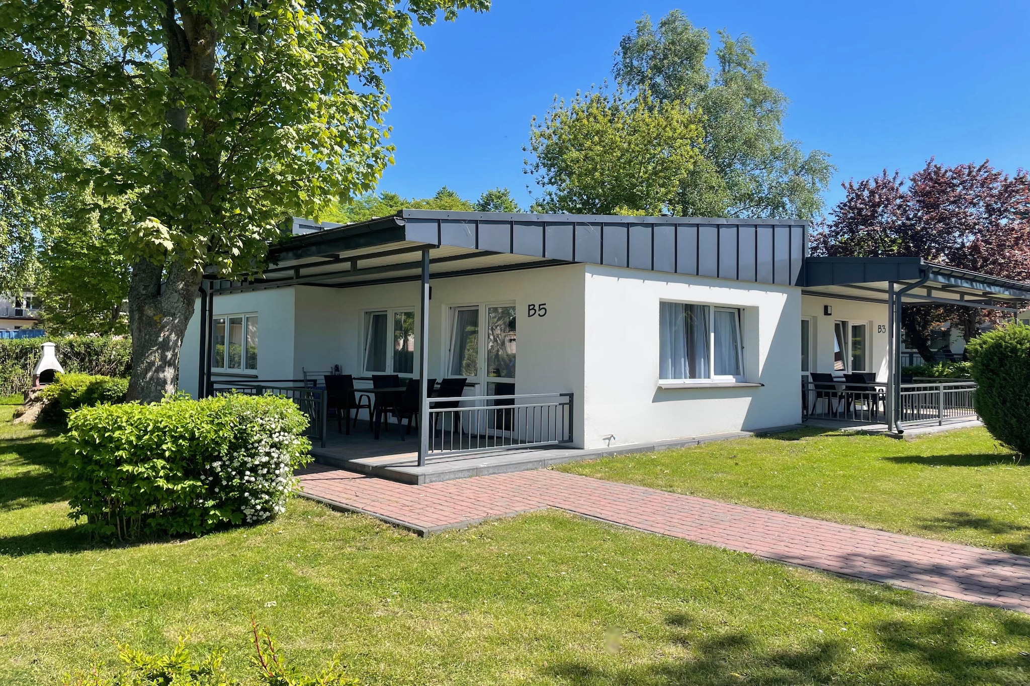 Domki 4-osobowe dla 2 osób-Buitenlucht