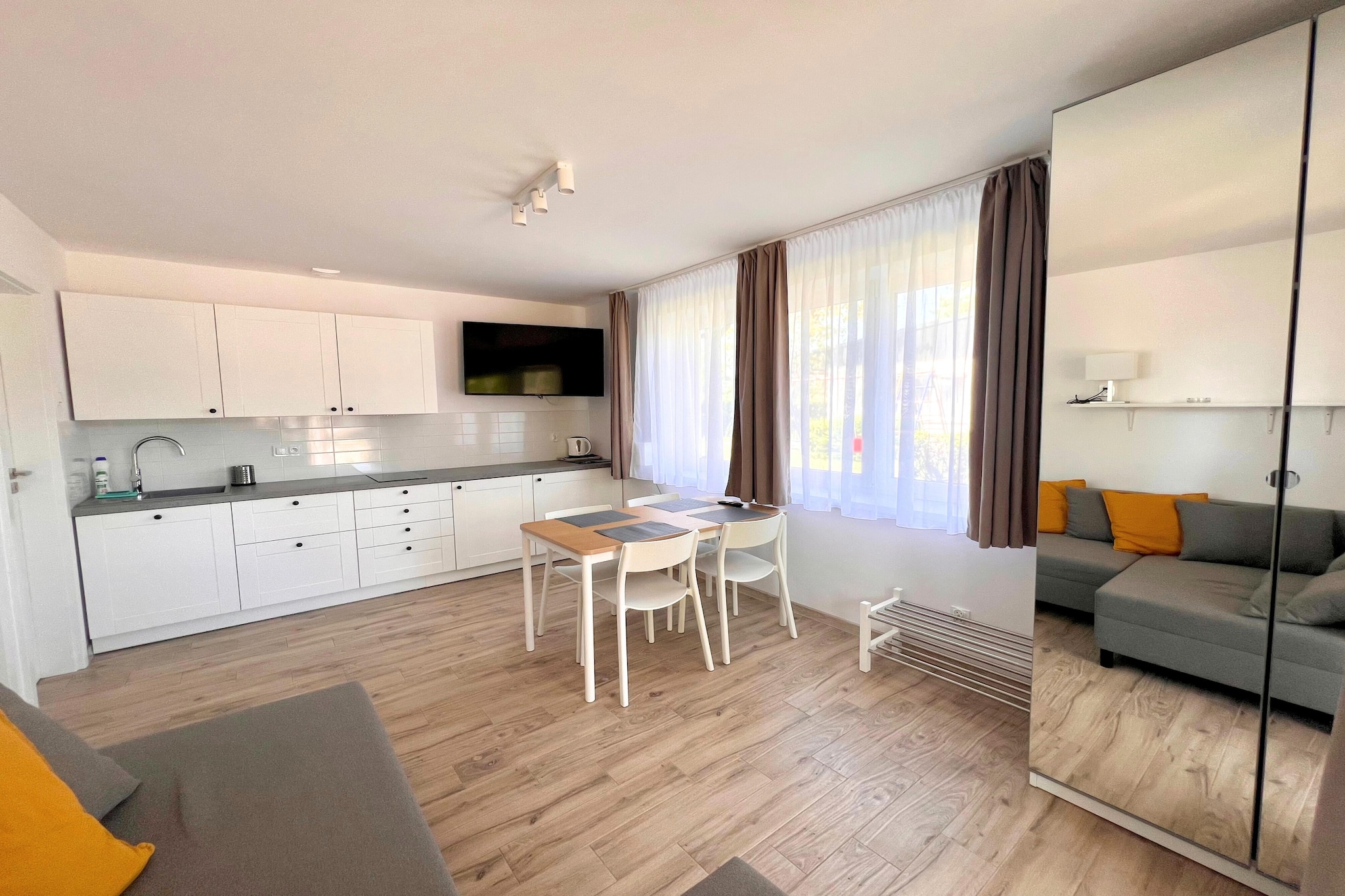 Domki 5-osobowe-Woonkamer