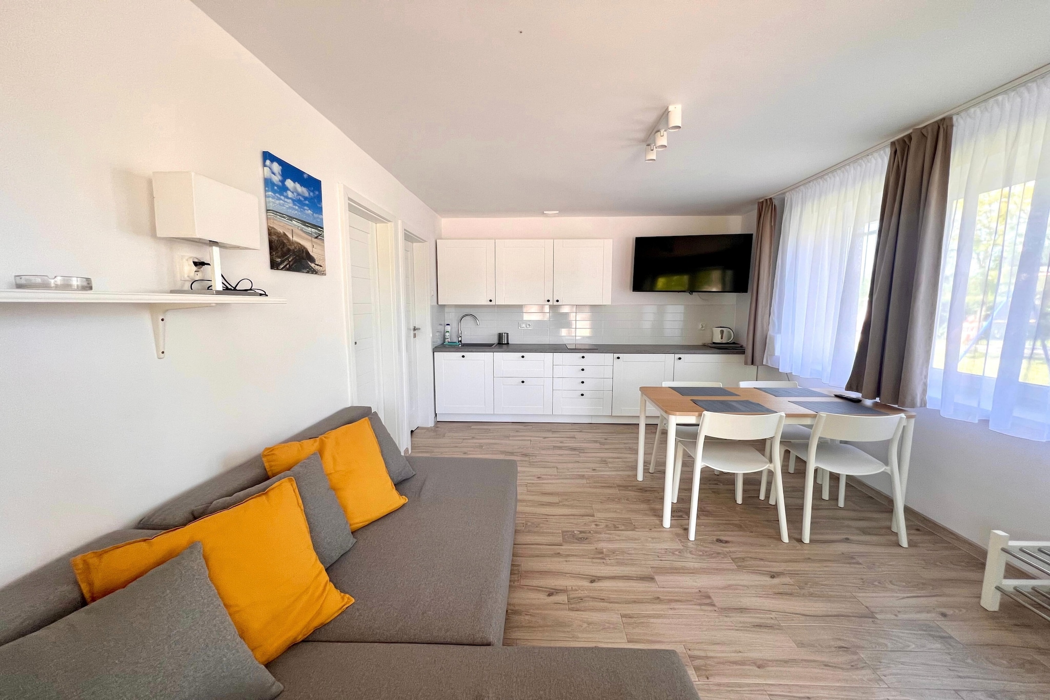 Domki 5-osobowe-Woonkamer