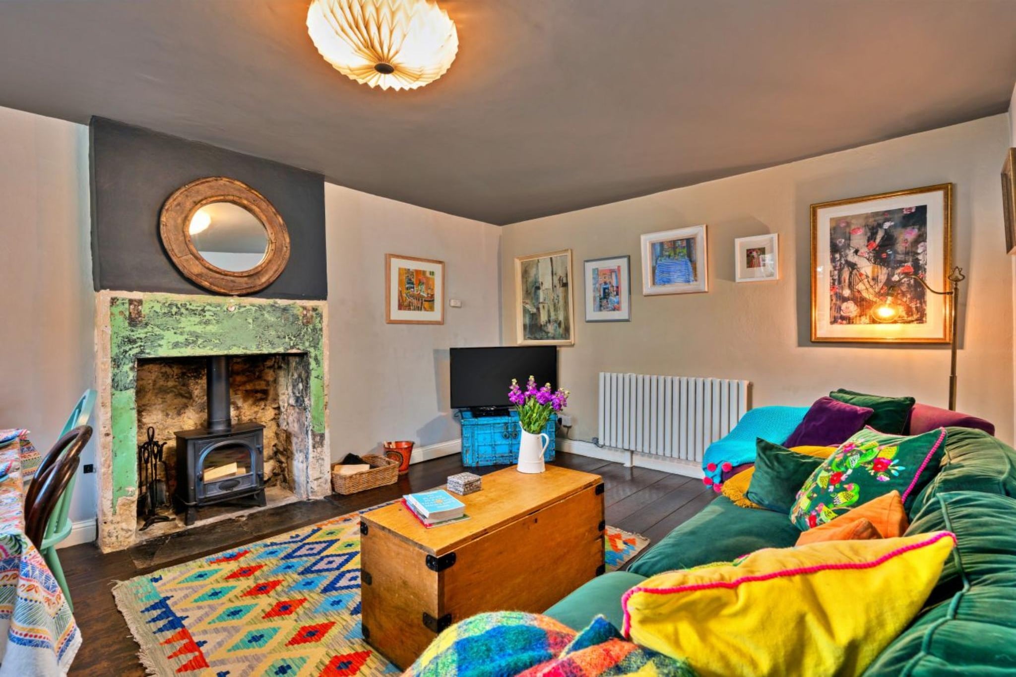 Flittermouse Cottage - Woonkamer