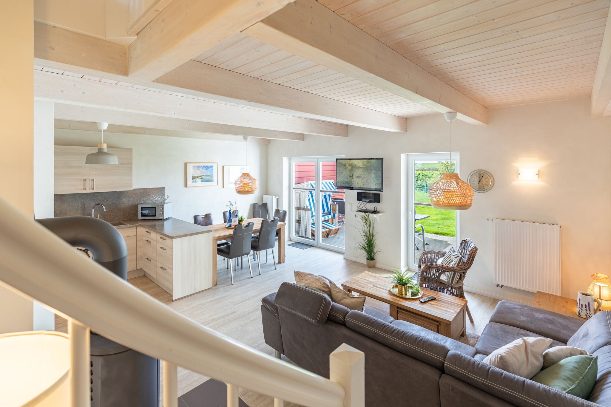 Reihenhaus in Dagebüll - Schimmelreiter-Woonkamer