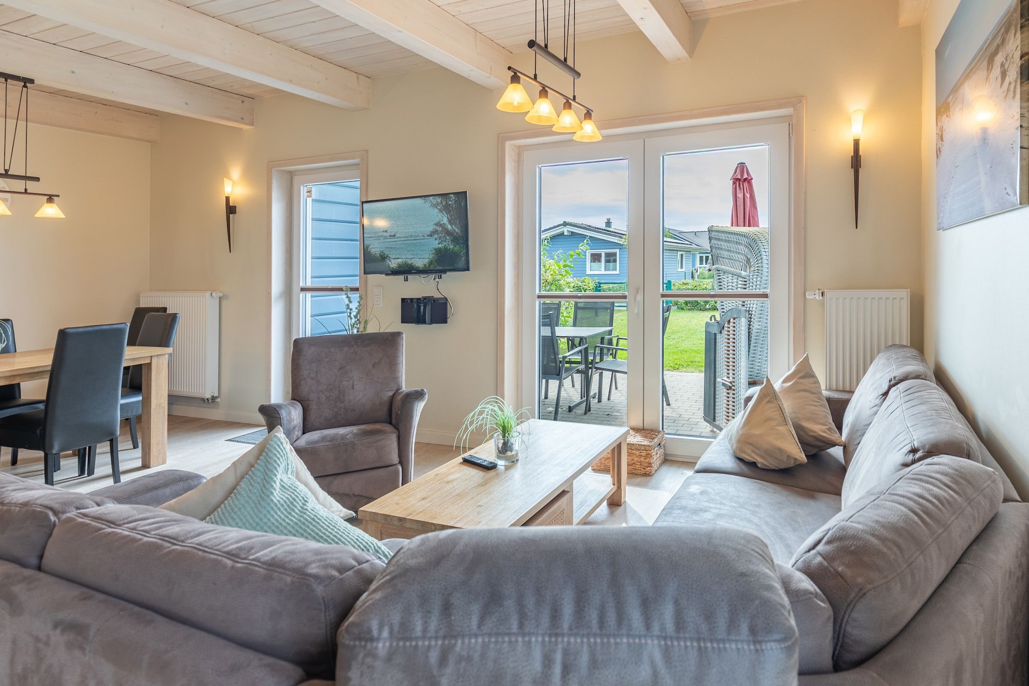 Reihenhaus in Dagebüll - Strandgut een-Wohnzimmer