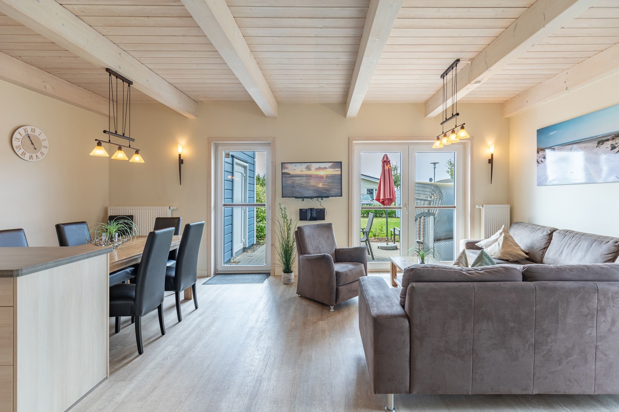 Reihenhaus in Dagebüll - Strandgut een-Wohnzimmer