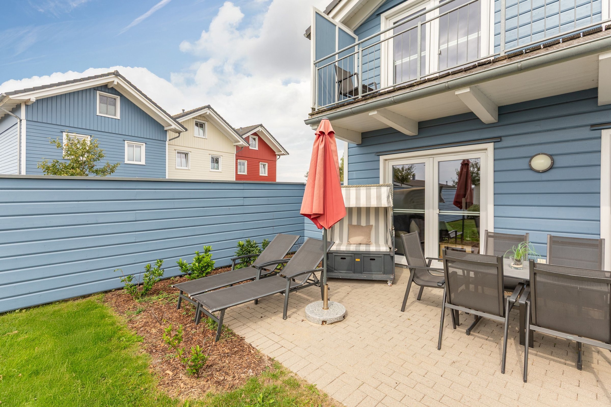 Reihenhaus in Dagebüll - Strandgut een-Terrasse/Balkon