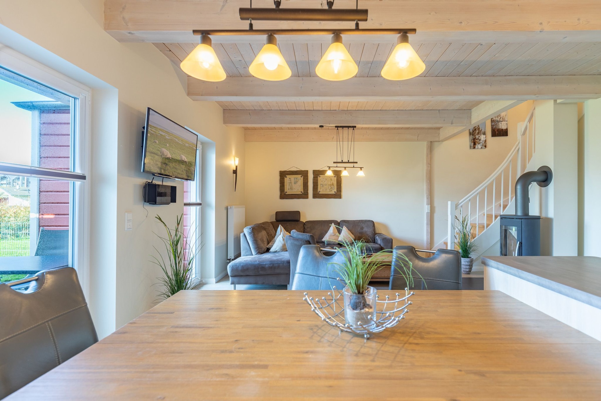 Reihenhaus in Dagebüll - Krabbenfischer-Eetkamer