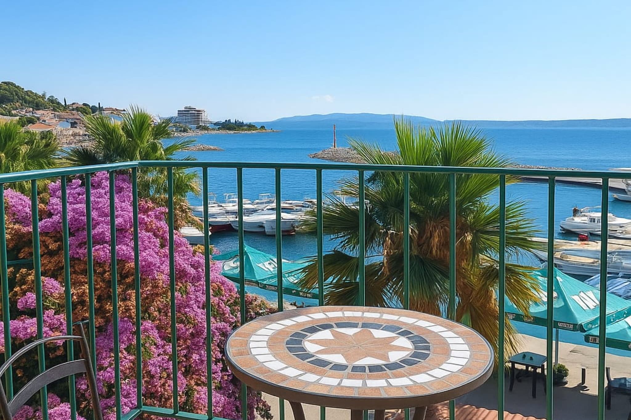 One Bedroom apartment with Balcony and Sea View (A2) - Terrasbalkon