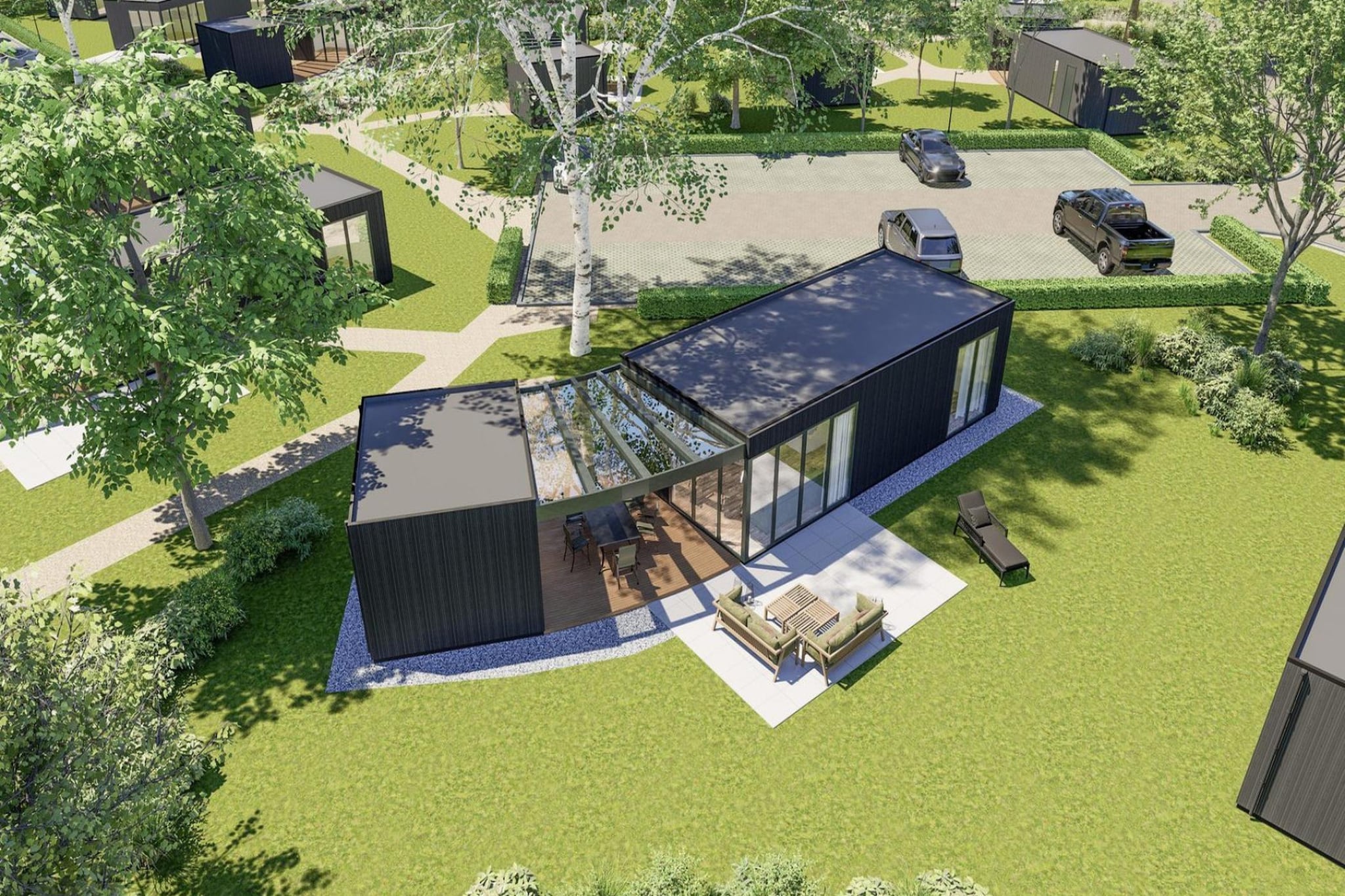 De Steppe 8 pax - 6-Buitenkant zomer