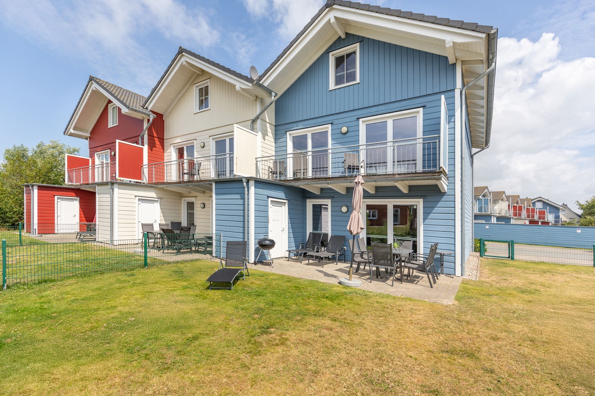 Reihenhaus in Dagebüll - Fischerhuus-Außenbereich Sommer