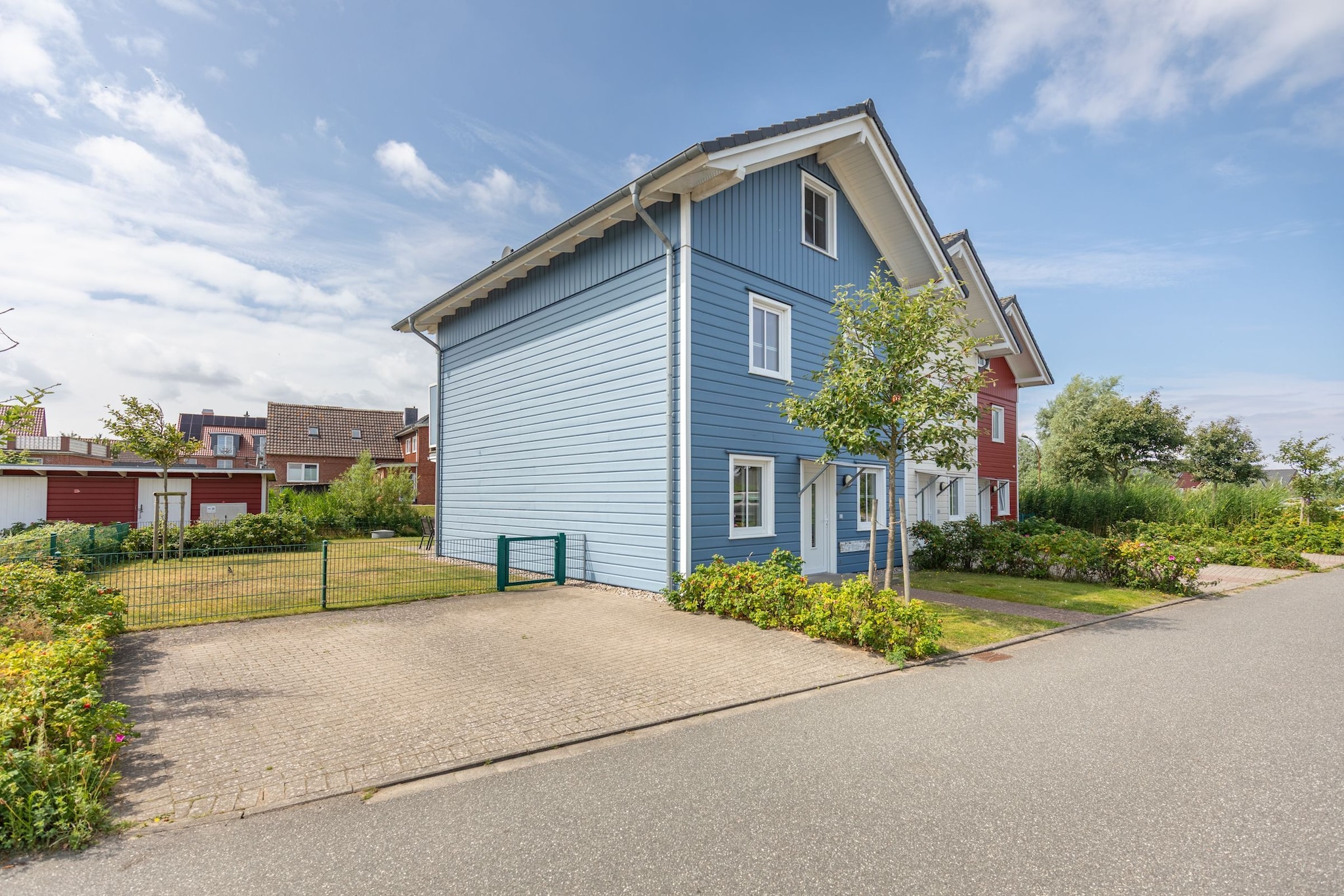 Reihenhaus in Dagebüll - Fischerhuus-Buitenkant zomer