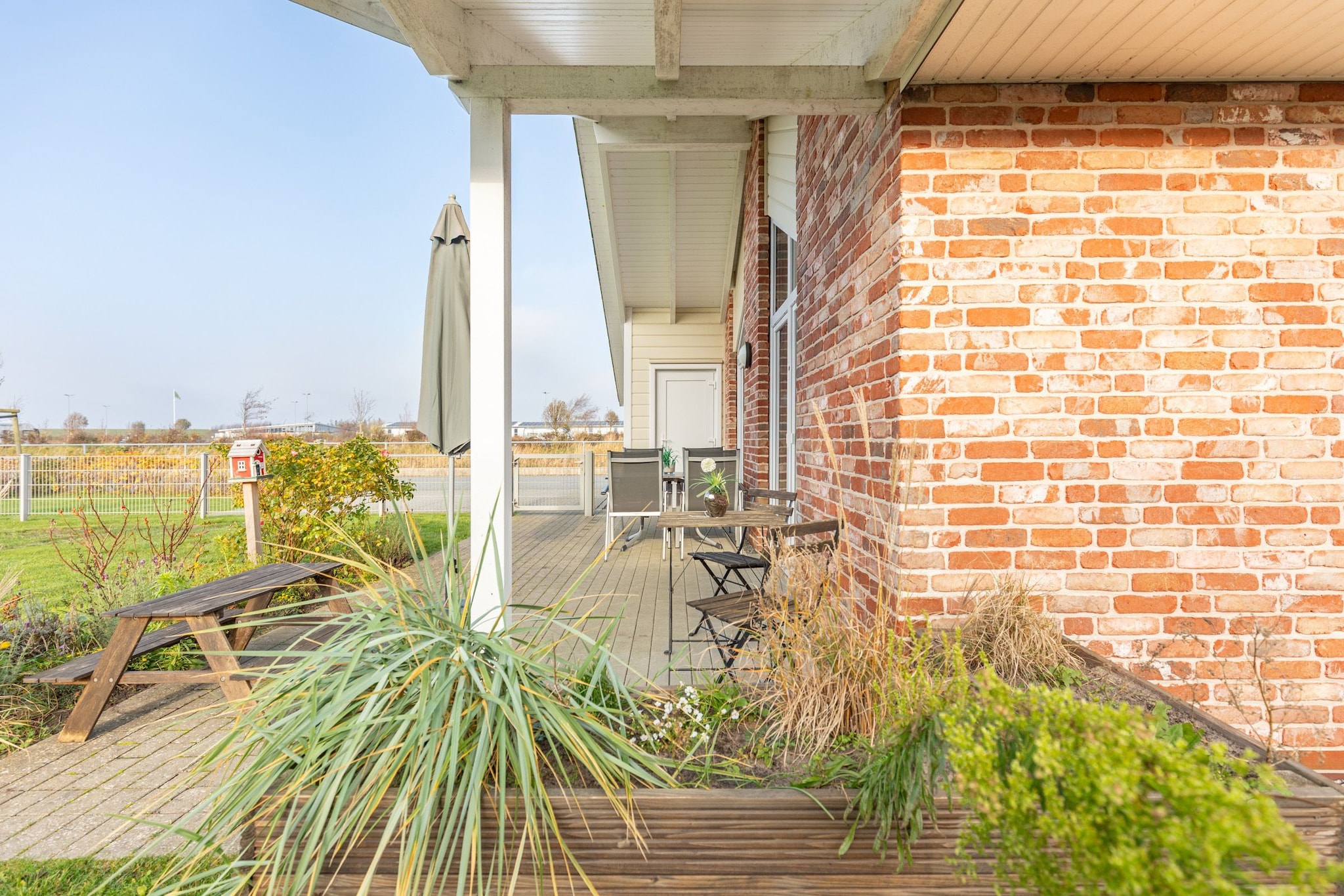 Ferienhaus Dagebüll - Blanker Hans-Terrasse / balcon