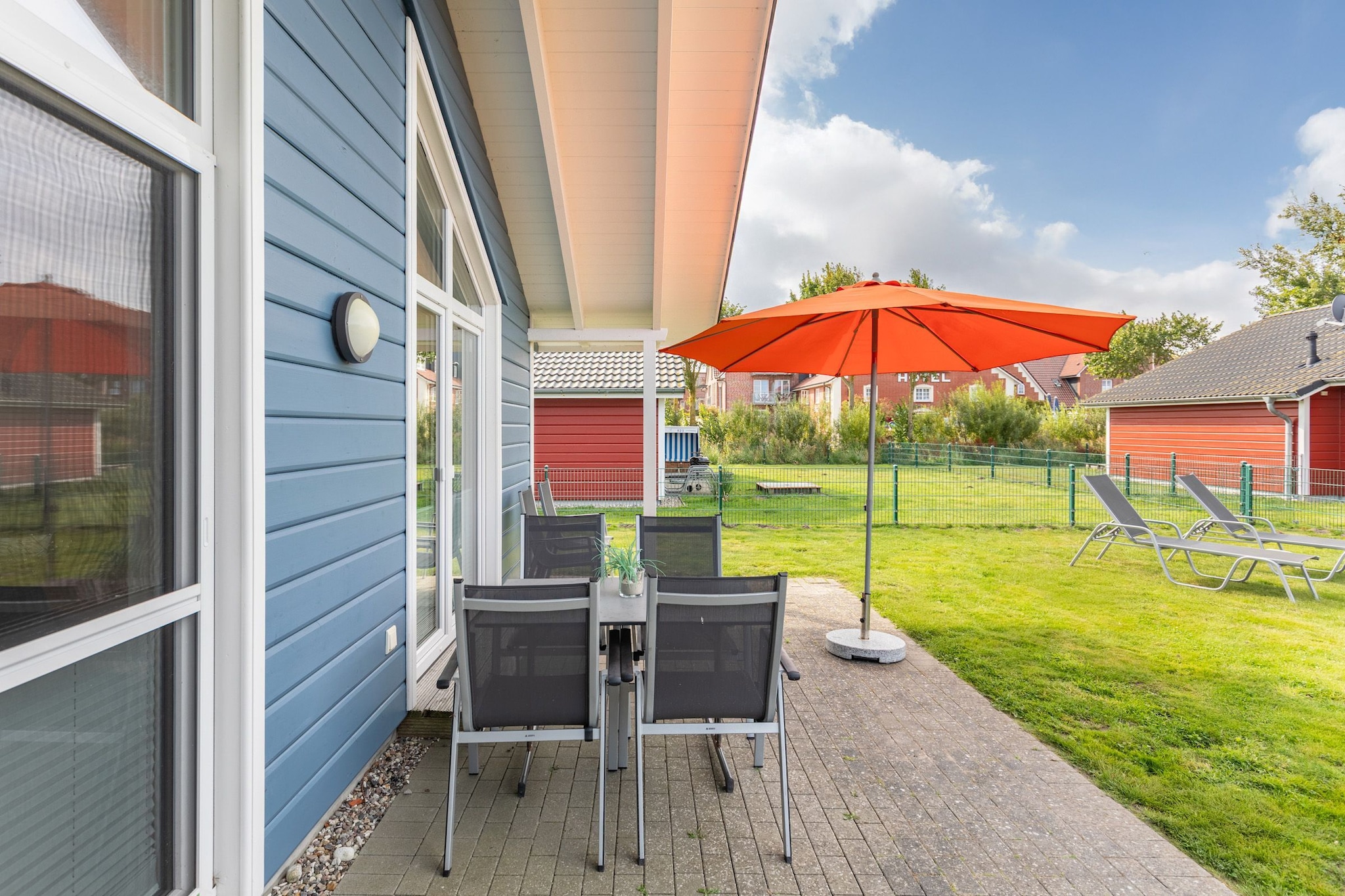 Ferienhaus Dagebüll - Bai E Dik 20-Terrasbalkon