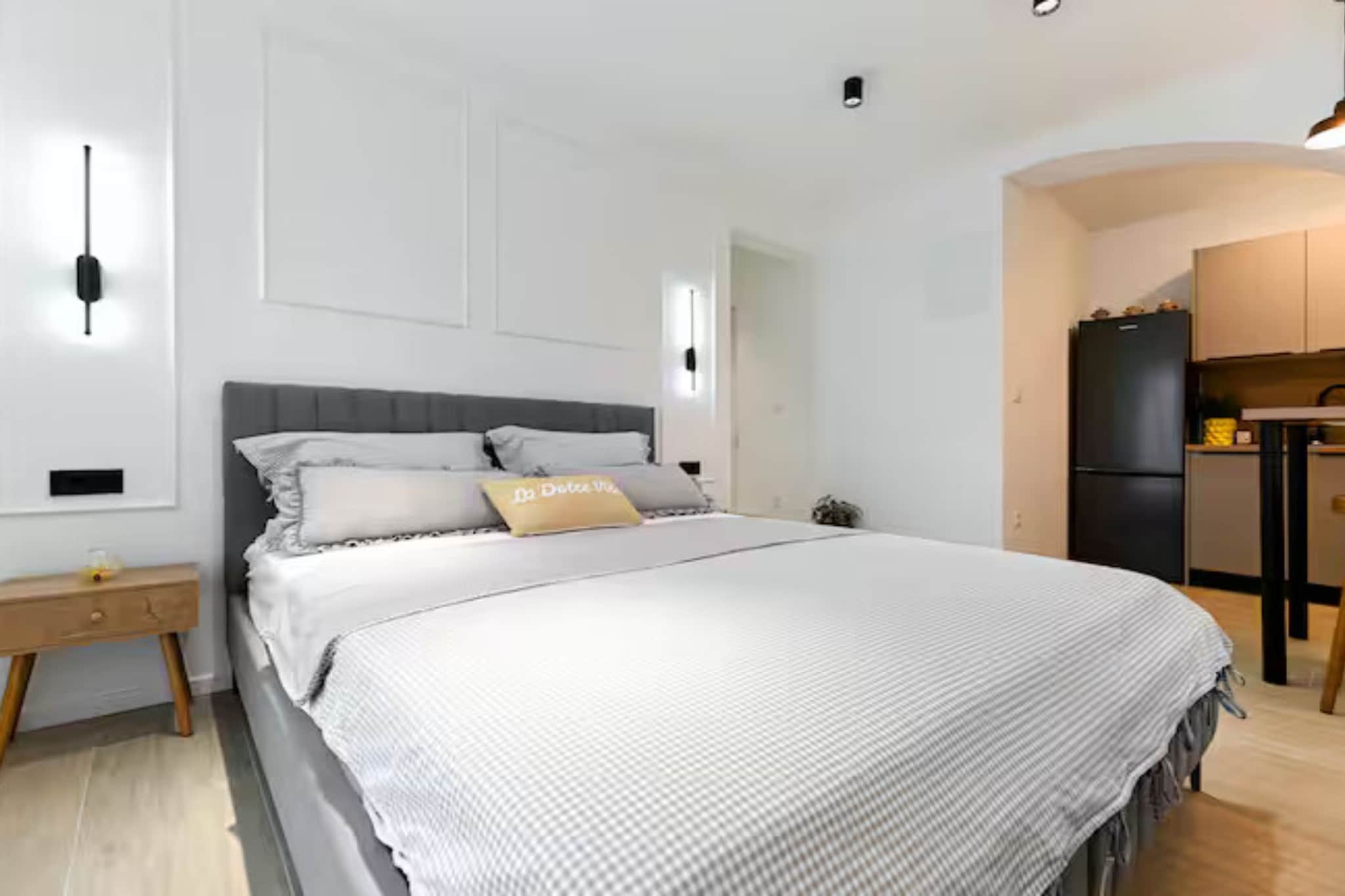 Zadar Apartment Sweet Life - Studio Apartment with Balcony - Slaapkamer