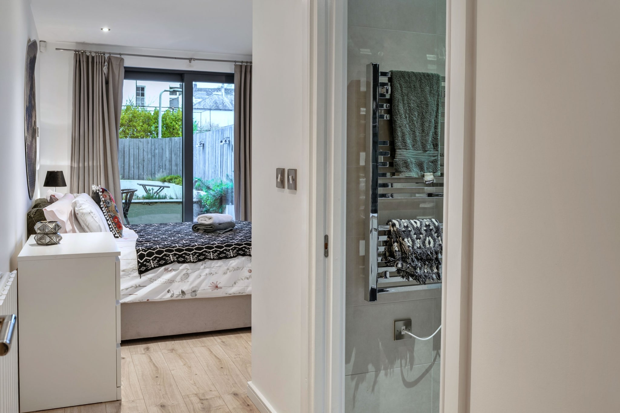 Plymouth City Apartment - Slaapkamer