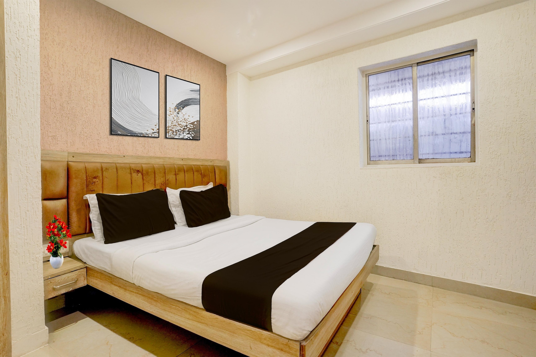 Enjoy a comfortable and hassle-free experience at our thoughtfully designed property. Each room is equipped with modern amenities, cozy bedding, and elegant decor to make you feel right at home. Located conveniently with easy access to public transport and major attractions, it's perfect for both business and leisure travelers. Cleanliness and guest comfort are our top priorities, and our team is available 24/7 to assist you throughout your stay.
 
Unmarried couples are warmly welcome at this property.
Guests with local ID proof are warmly welcome.
Foreign guests are welcome and allowed to stay at this property without any restrictions
Early Check-In Policy: A full day’s room rate will be charged for check-ins before 6:00 AM. Complimentary early check-in is available between 6:00 AM and 10:00 AM, subject to room availability.
 
Check-in is only available to guests aged 18 and above. Please provide a government-issued ID to confirm your age.