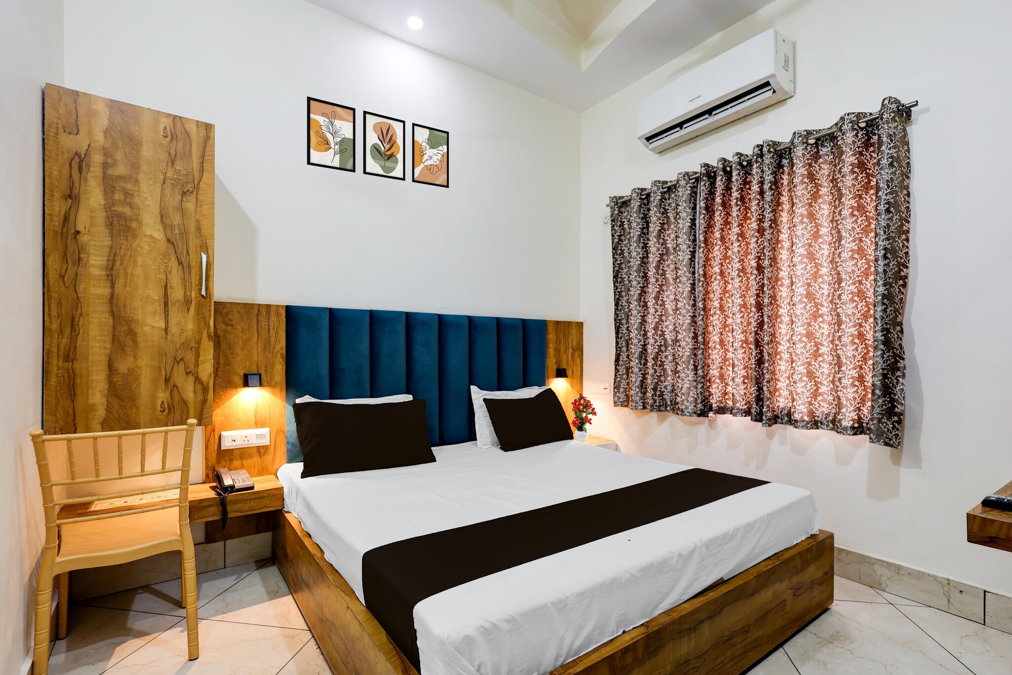 Enjoy a comfortable and hassle-free experience at our thoughtfully designed property. Each room is equipped with modern amenities, cozy bedding, and elegant decor to make you feel right at home. Located conveniently with easy access to public transport and major attractions, it's perfect for both business and leisure travelers. Cleanliness and guest comfort are our top priorities, and our team is available 24/7 to assist you throughout your stay.
Unmarried couples are warmly welcome at this property.
Guests with local ID proof are warmly welcome.
Foreign guests are welcome and allowed to stay at this property without any restrictions
Early Check-In Policy: A full day’s room rate will be charged for check-ins before 6:00 AM. Complimentary early check-in is available between 6:00 AM and 10:00 AM, subject to room availability.
Check-in is only available to guests aged 18 and above. Please provide a government-issued ID to confirm your age.