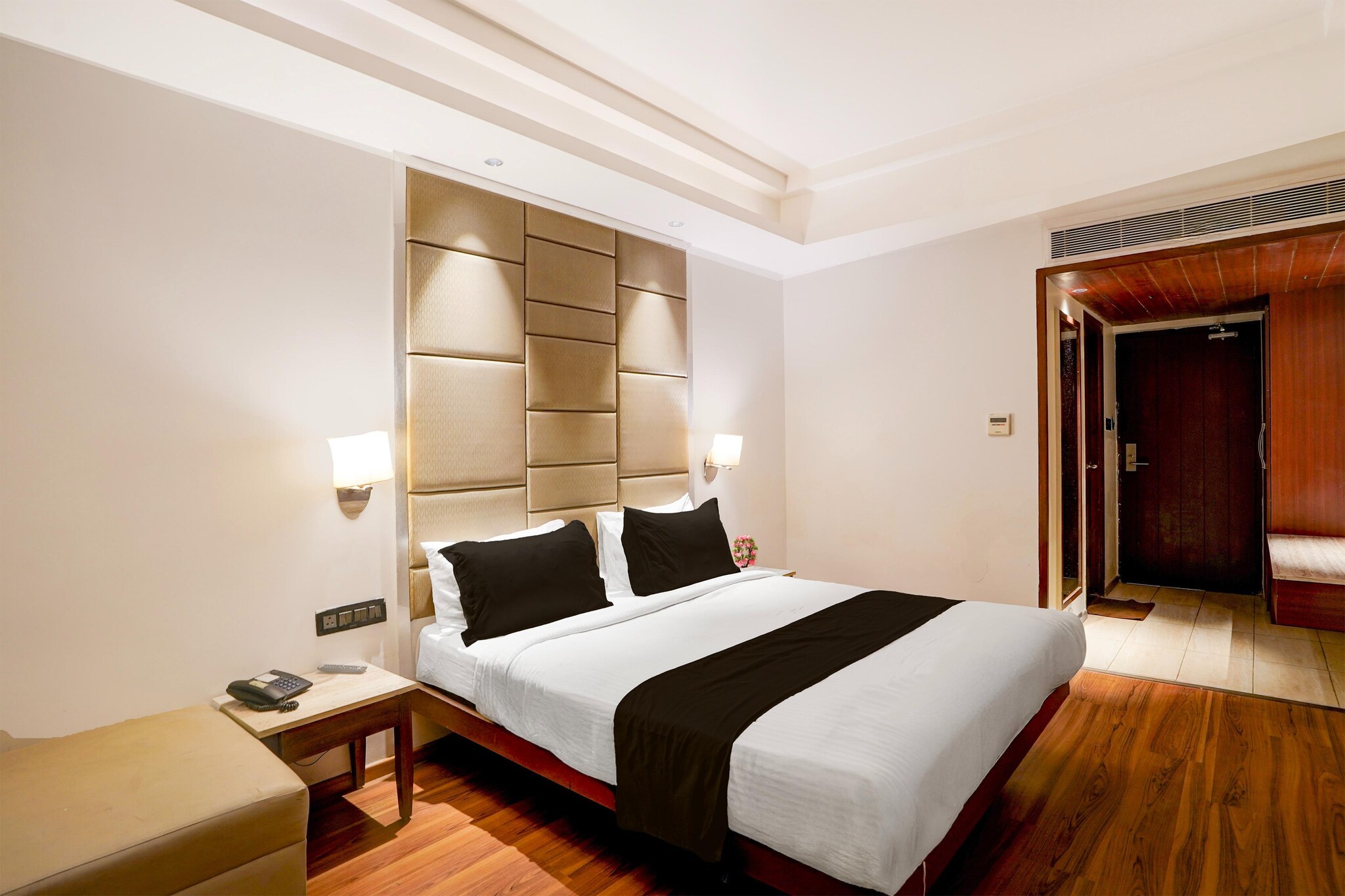 Enjoy a comfortable and hassle-free experience at our thoughtfully designed property. Each room is equipped with modern amenities, cozy bedding, and elegant decor to make you feel right at home. Located conveniently with easy access to public transport and major attractions, it's perfect for both business and leisure travelers. Cleanliness and guest comfort are our top priorities, and our team is available 24/7 to assist you throughout your stay.
 
Unmarried couples are warmly welcome at this property.
Guests with local ID proof are warmly welcome.
Foreign guests are welcome and allowed to stay at this property without any restrictions
Early Check-In Policy: A full day’s room rate will be charged for check-ins before 6:00 AM. Complimentary early check-in is available between 6:00 AM and 10:00 AM, subject to room availability.
 
Check-in is only available to guests aged 18 and above. Please provide a government-issued ID to confirm your age.