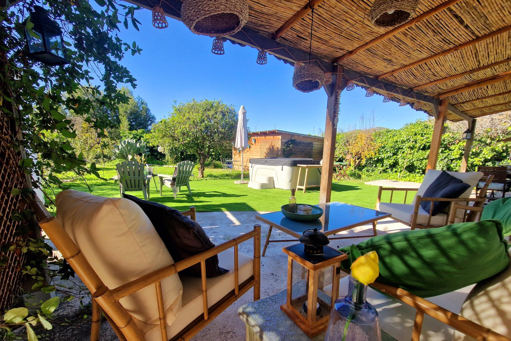 Casita Cartama-Terrasse/Balkon