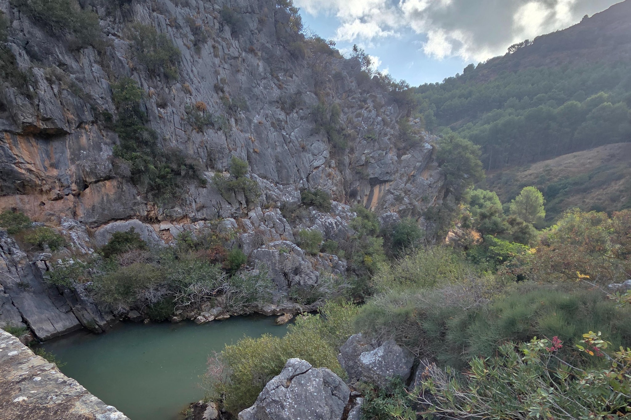 Casita Cartama-Gebiete Sommer 1 km