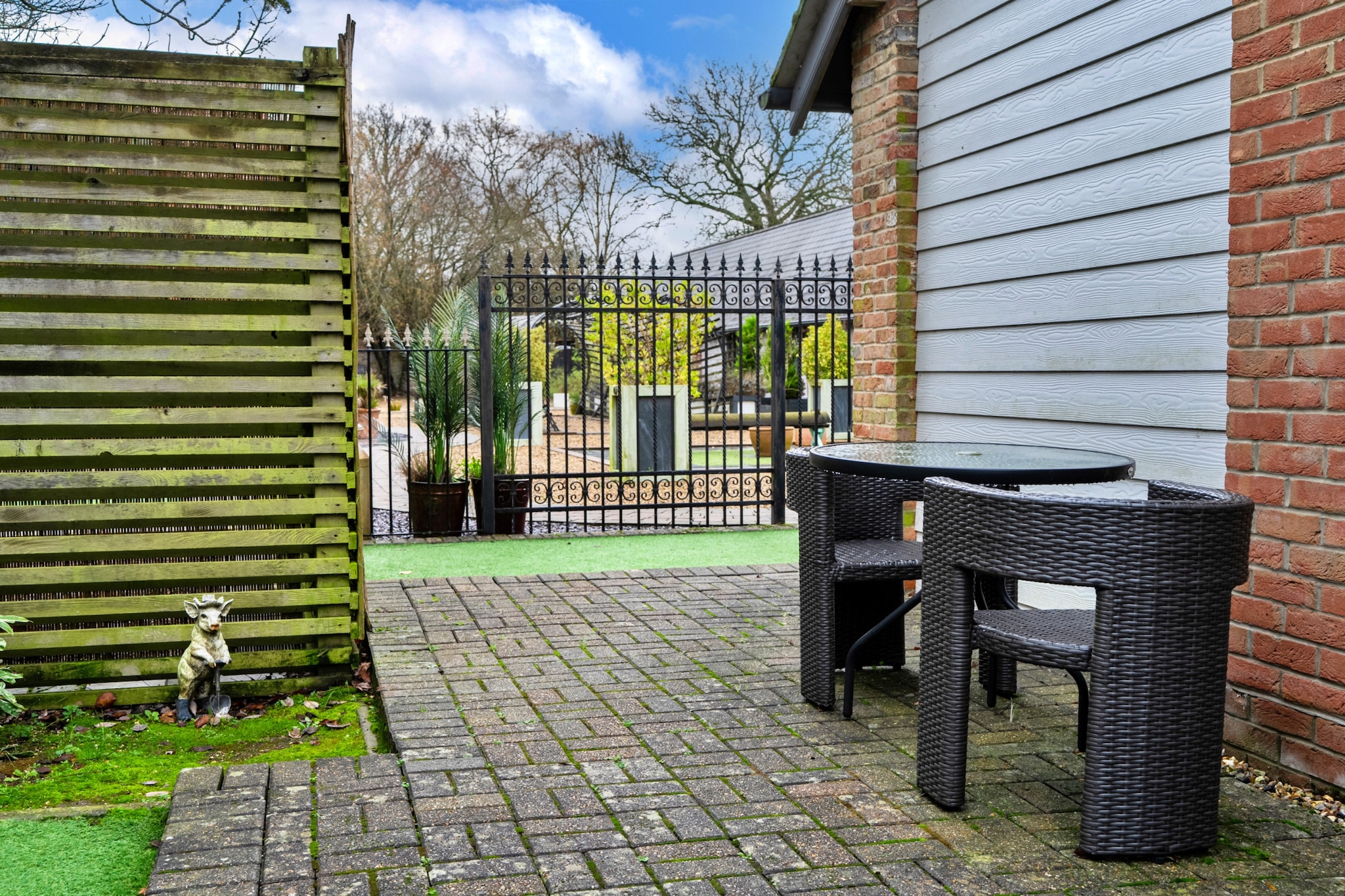 Pig Cottage at Dairy Cottages - Terrasbalkon