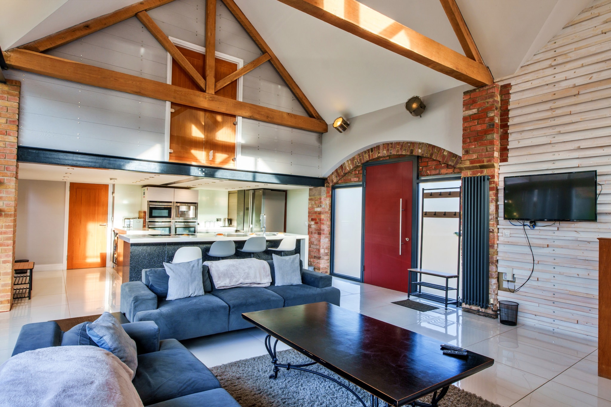 Big Barn at Dairy Cottages - Woonkamer