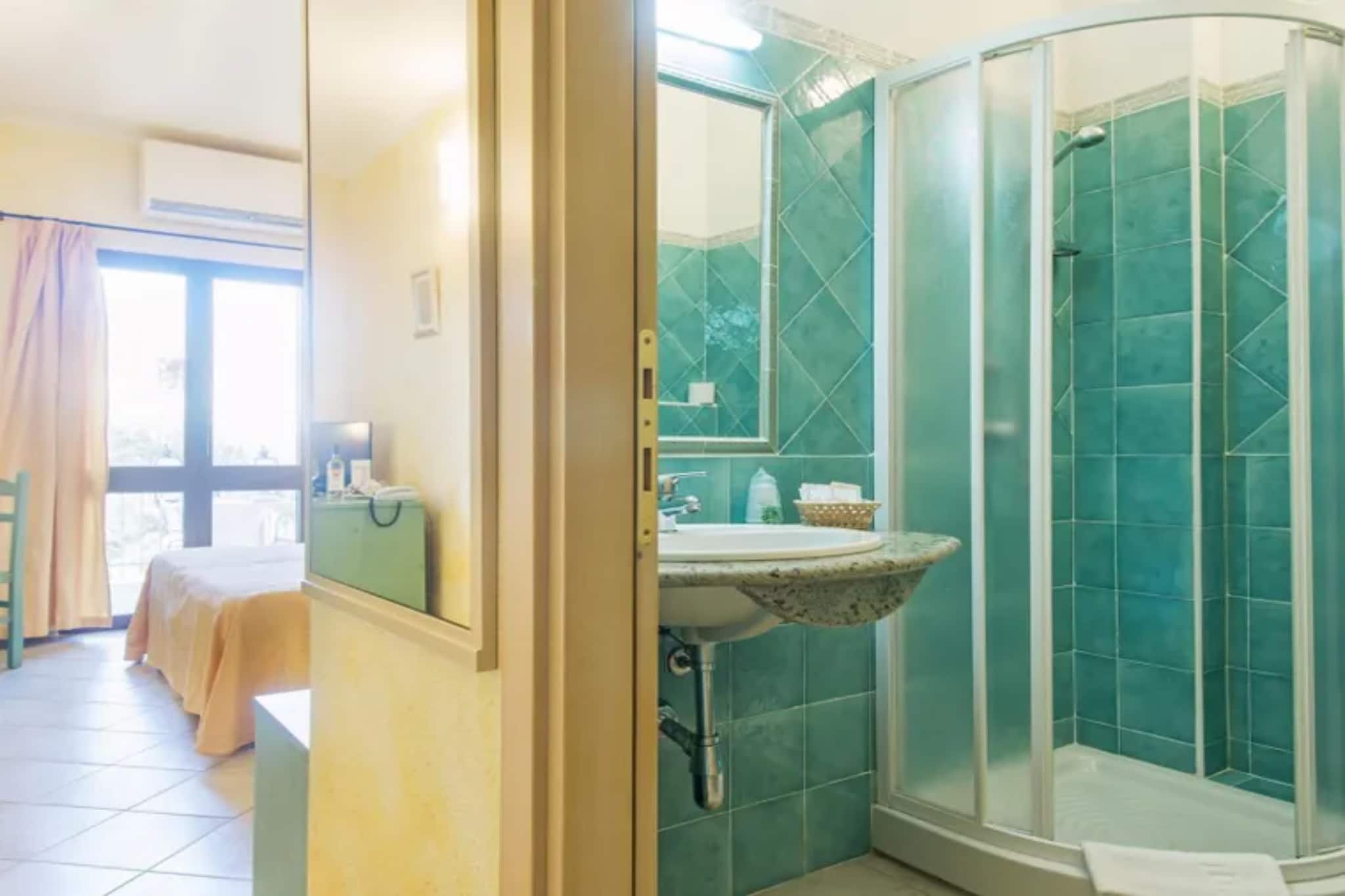 Residence Club Gli Ontani APARTMENT 1 BEDROOM - 4 PAX B4-Badkamer