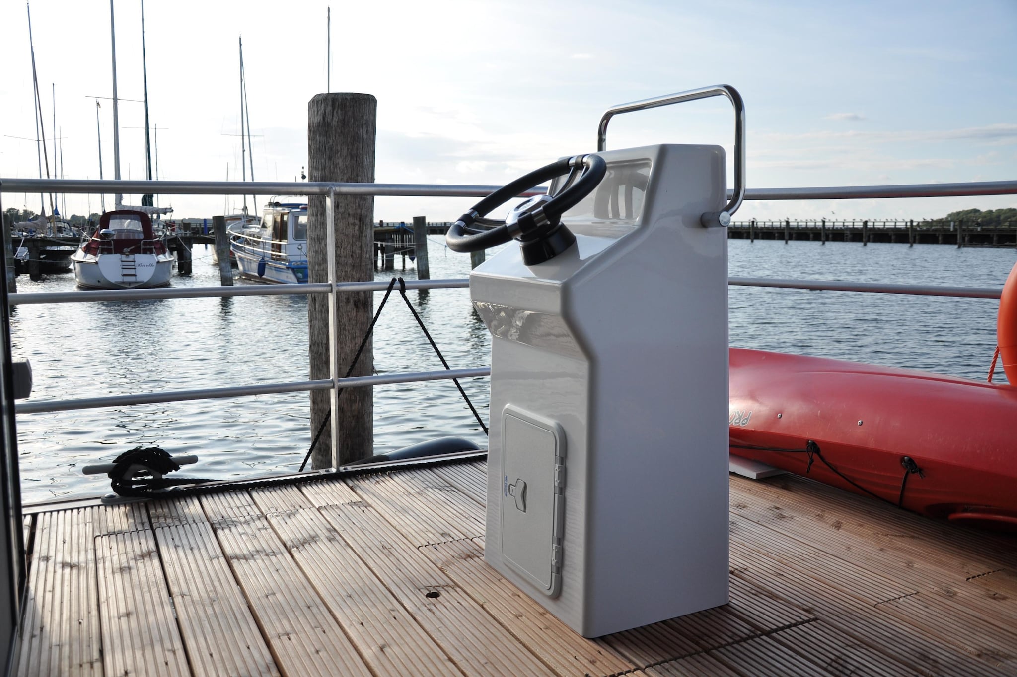 Floating House Charlotte-Terrasbalkon