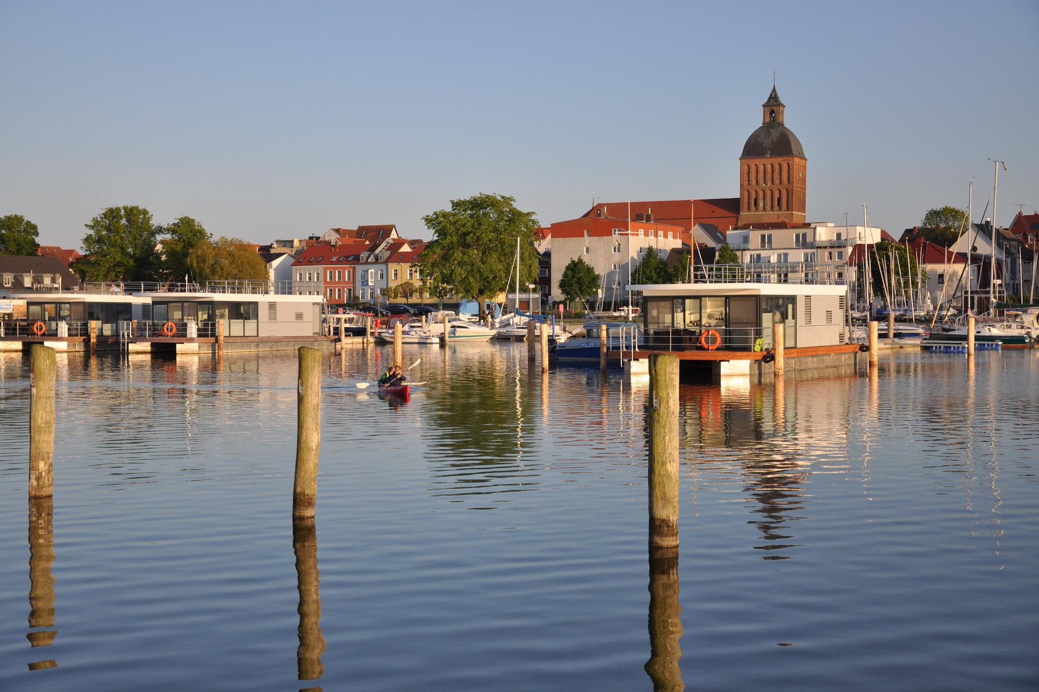 Floating House Charlotte-Gebieden zomer 1km